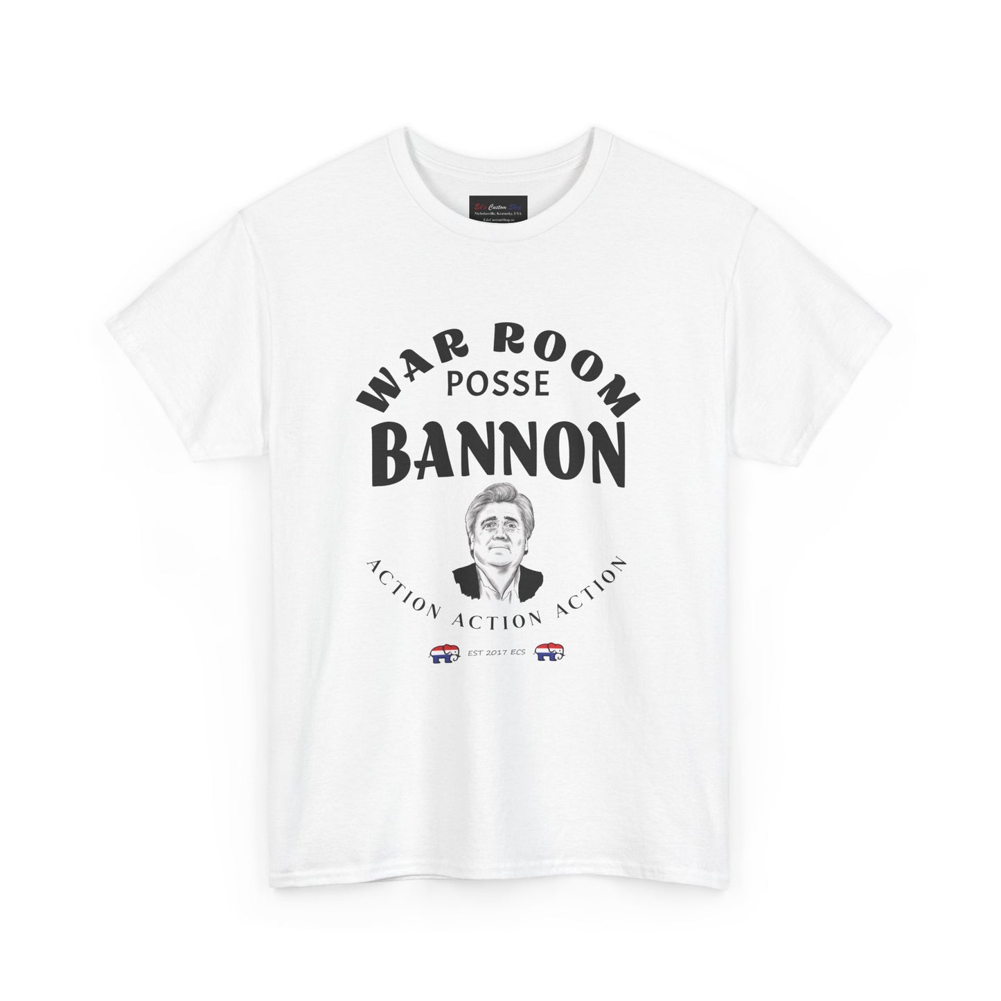 Political Men's Tee - Steve Bannon Republican Trump Support RAV