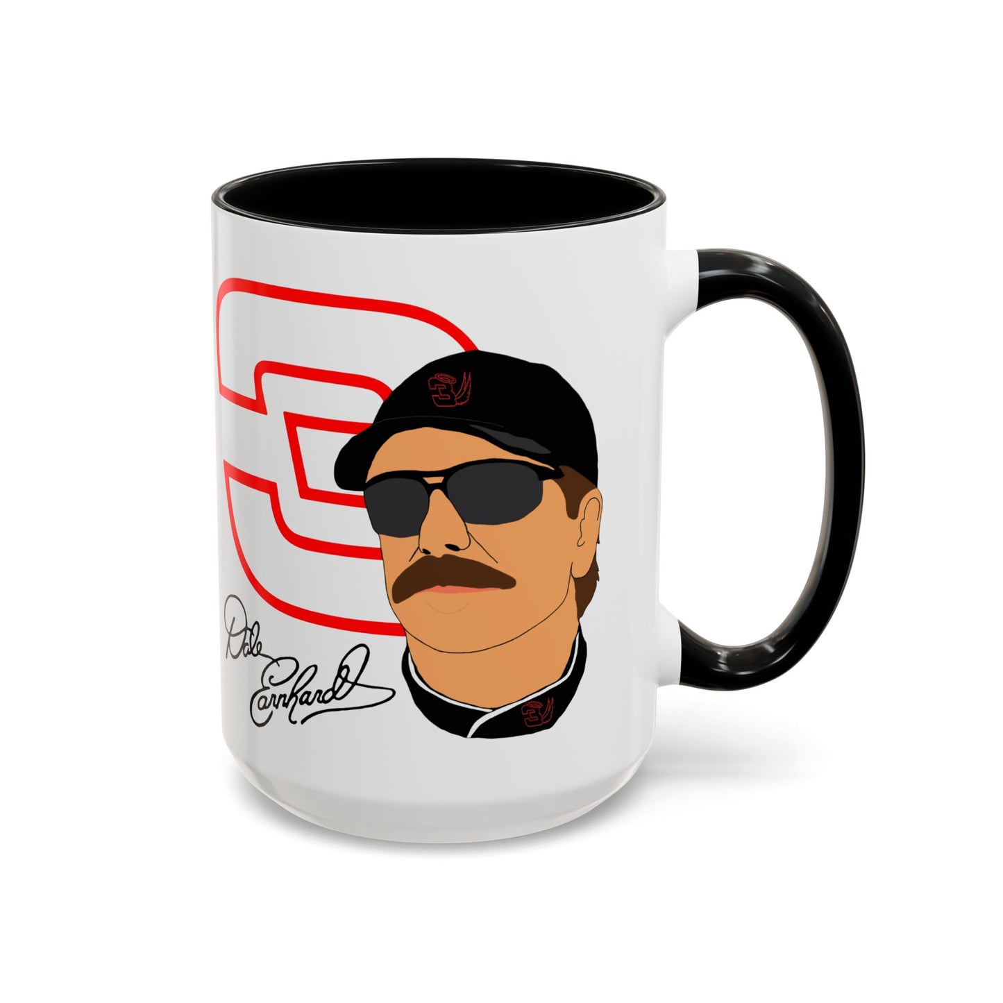 Mug - Dale Earnhardt Sr. #3 NASCAR Stock Car Racing Fan Coffee Cup 11oz 15oz