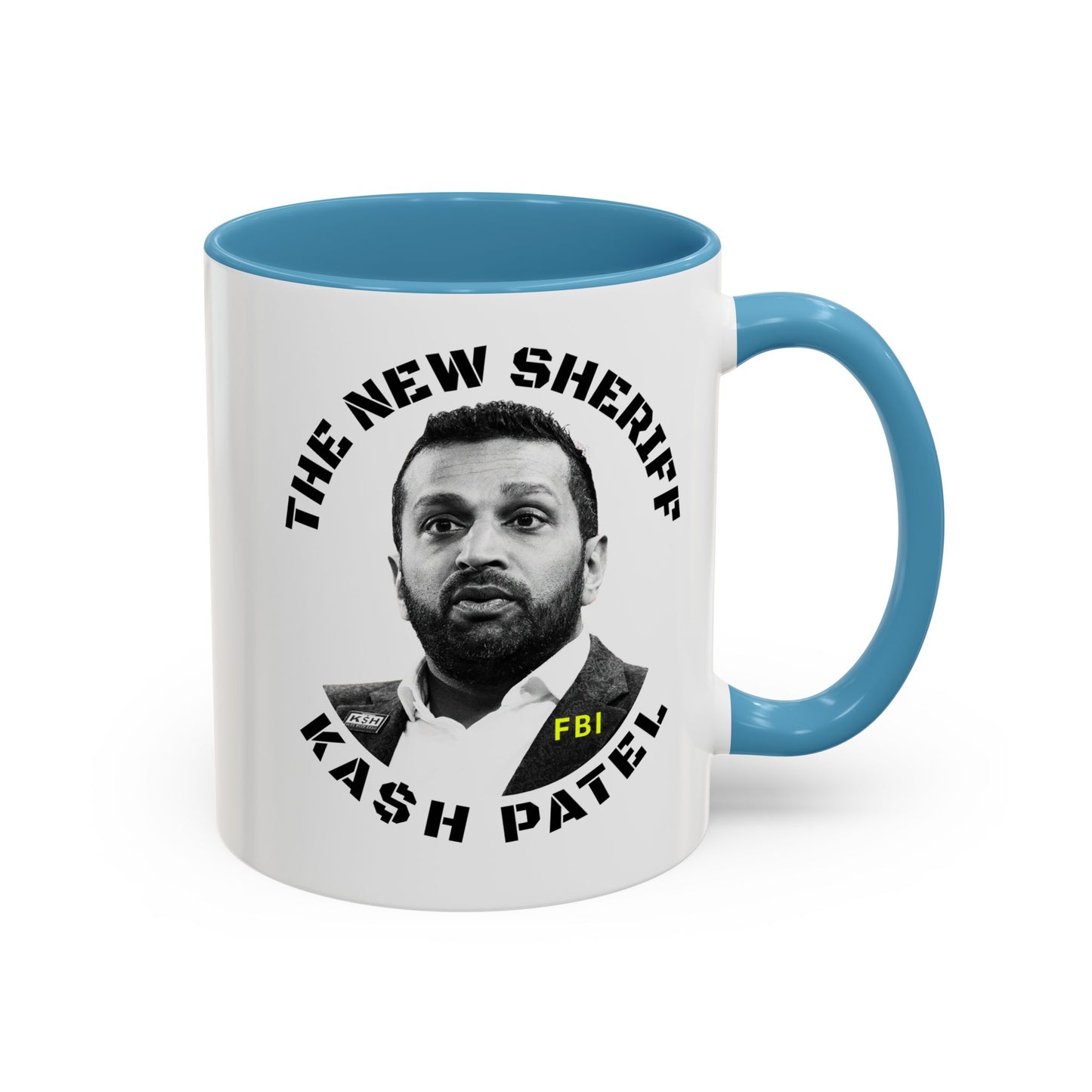 Funny Sheriff Coffee Mug - Kash Patel Design | 11 & 15oz