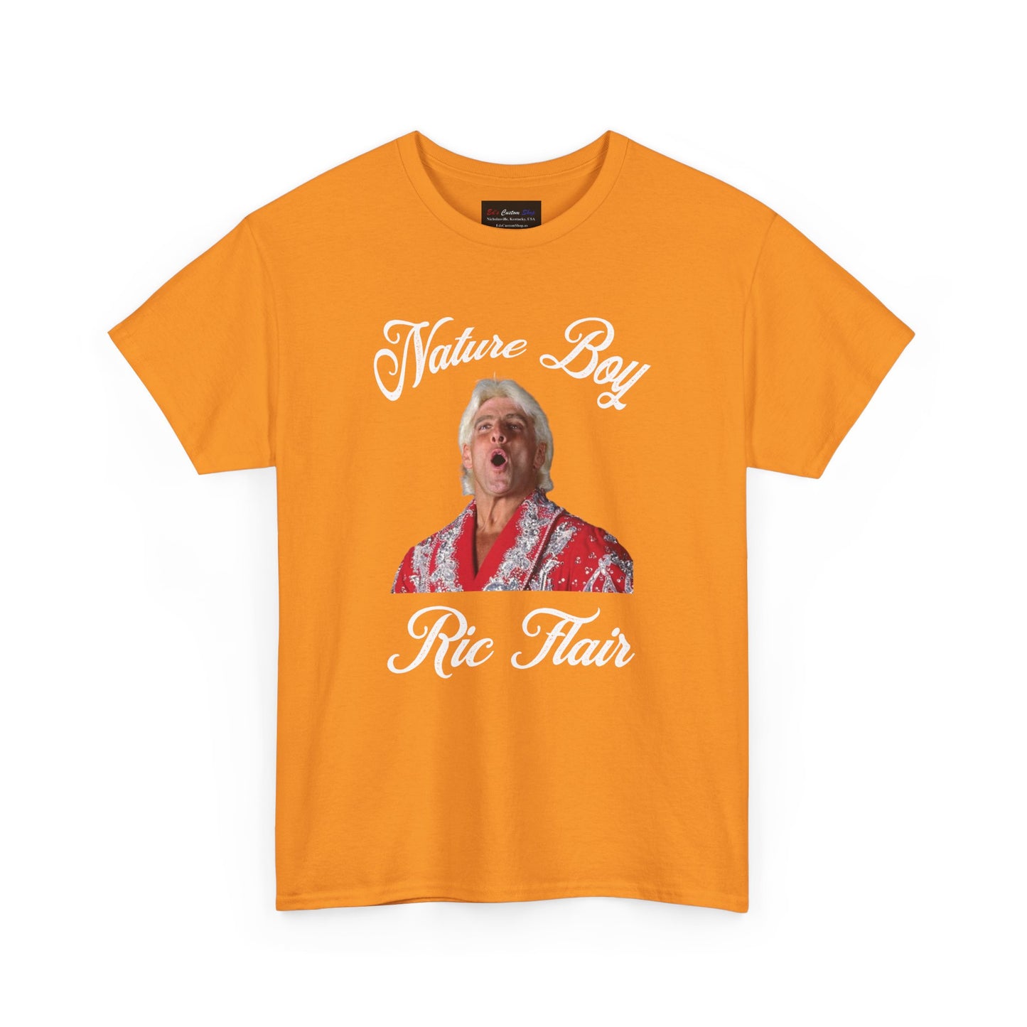 Nature Boy Ric Flair Unisex Heavy Cotton Tee - Vintage Wrestling Shirt