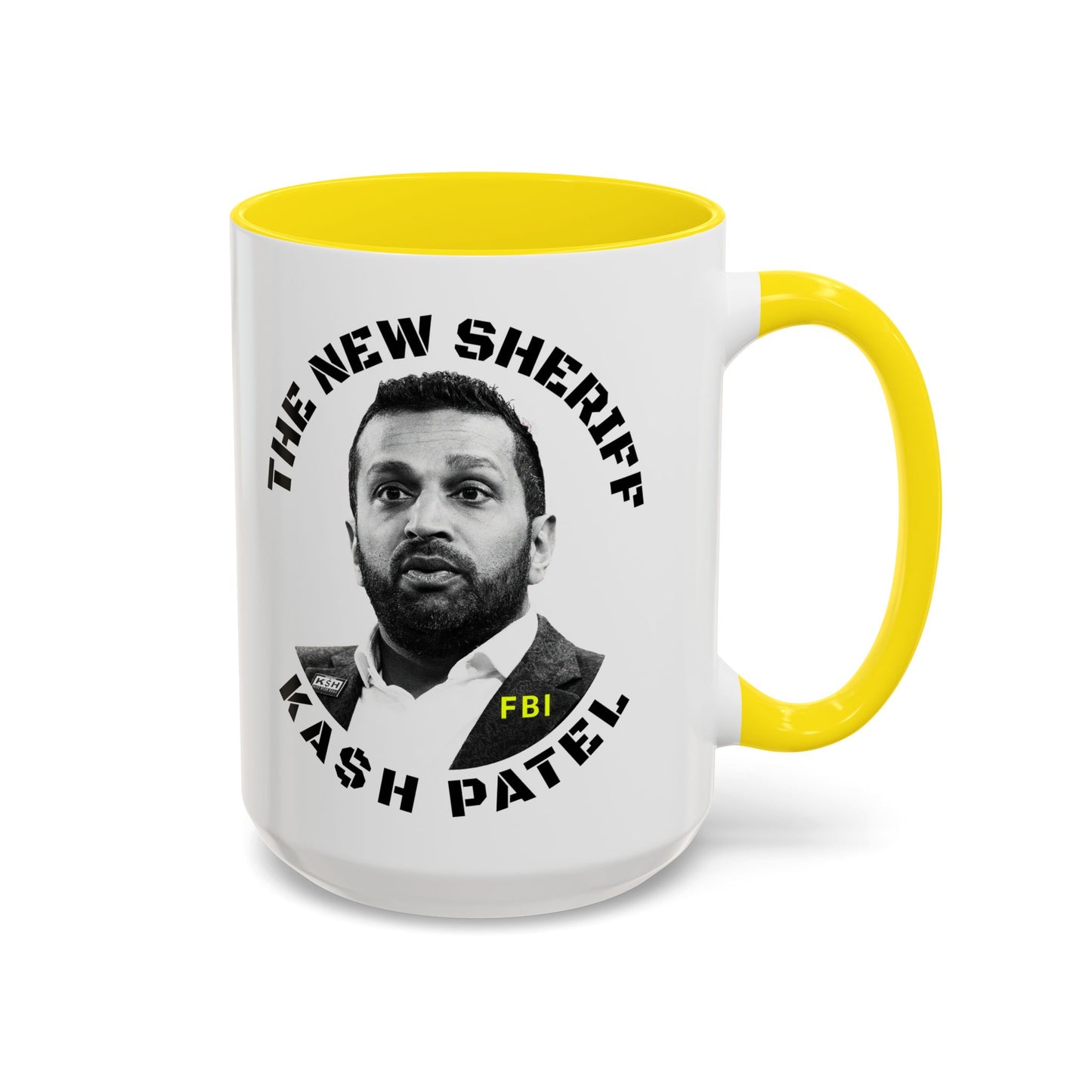 Funny Sheriff Coffee Mug - Kash Patel Design | 11 & 15oz