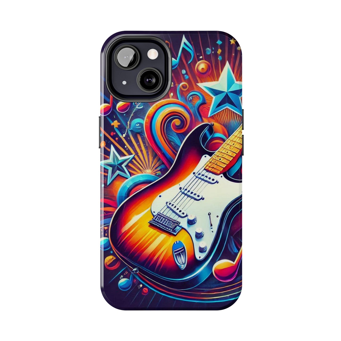 Vibrant Guitar Phone Case - Perfect for Music Lovers