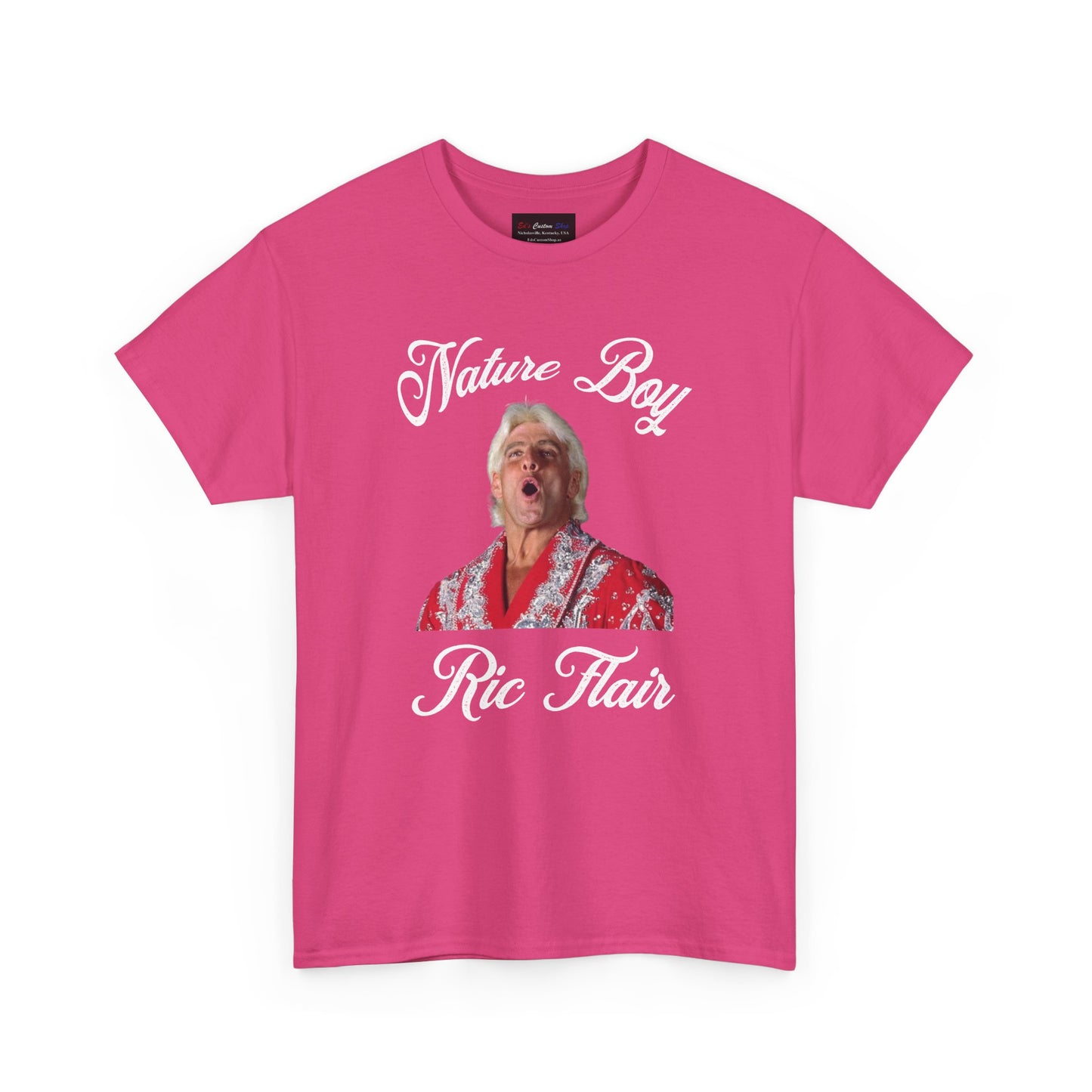 Nature Boy Ric Flair Unisex Heavy Cotton Tee - Vintage Wrestling Shirt