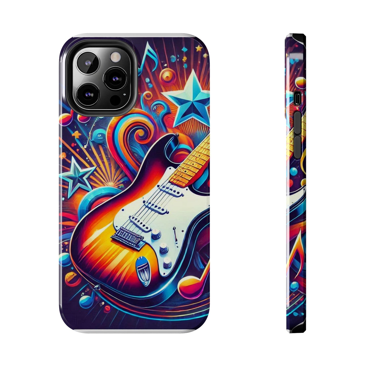 Vibrant Guitar Phone Case - Perfect for Music Lovers