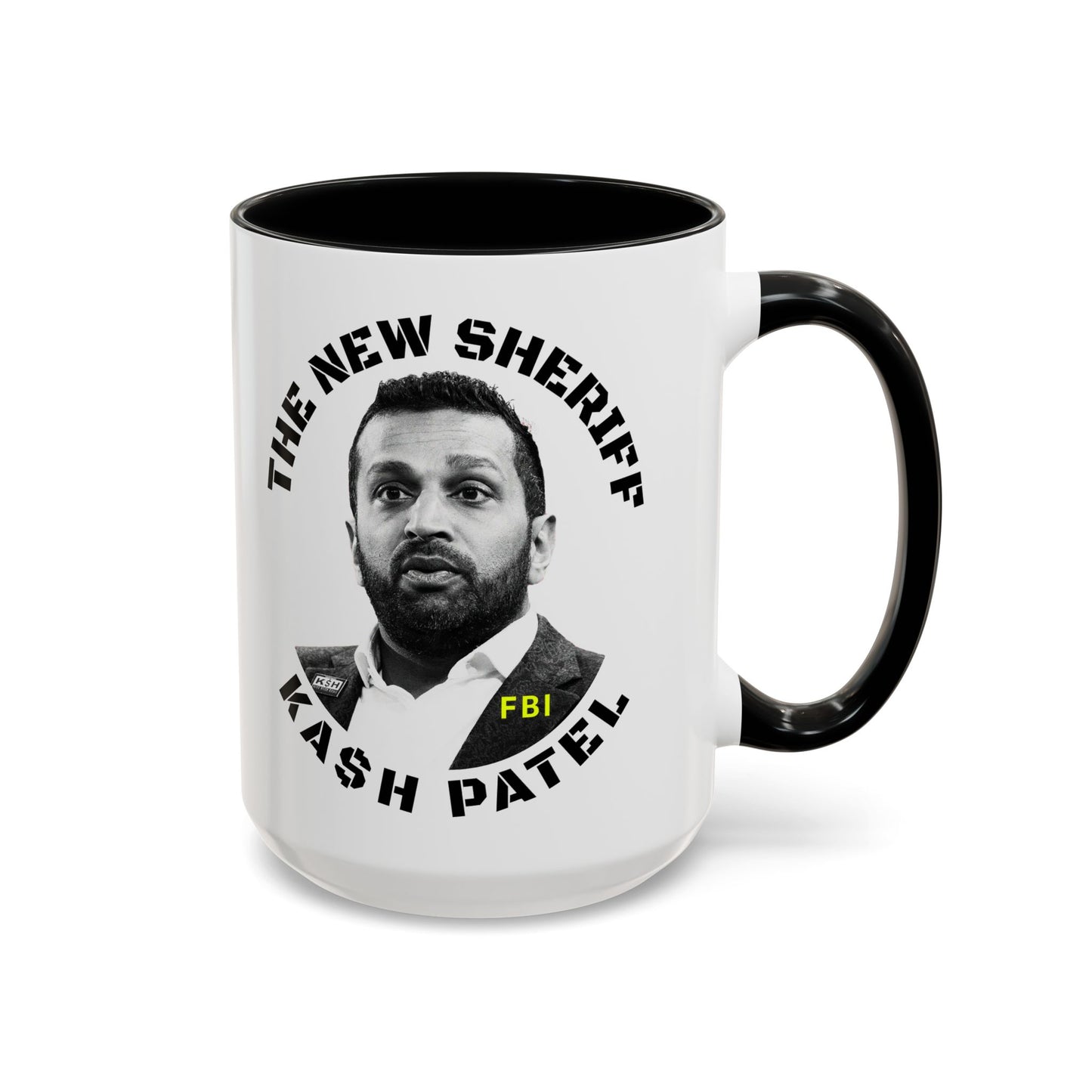 Funny Sheriff Coffee Mug - Kash Patel Design | 11 & 15oz