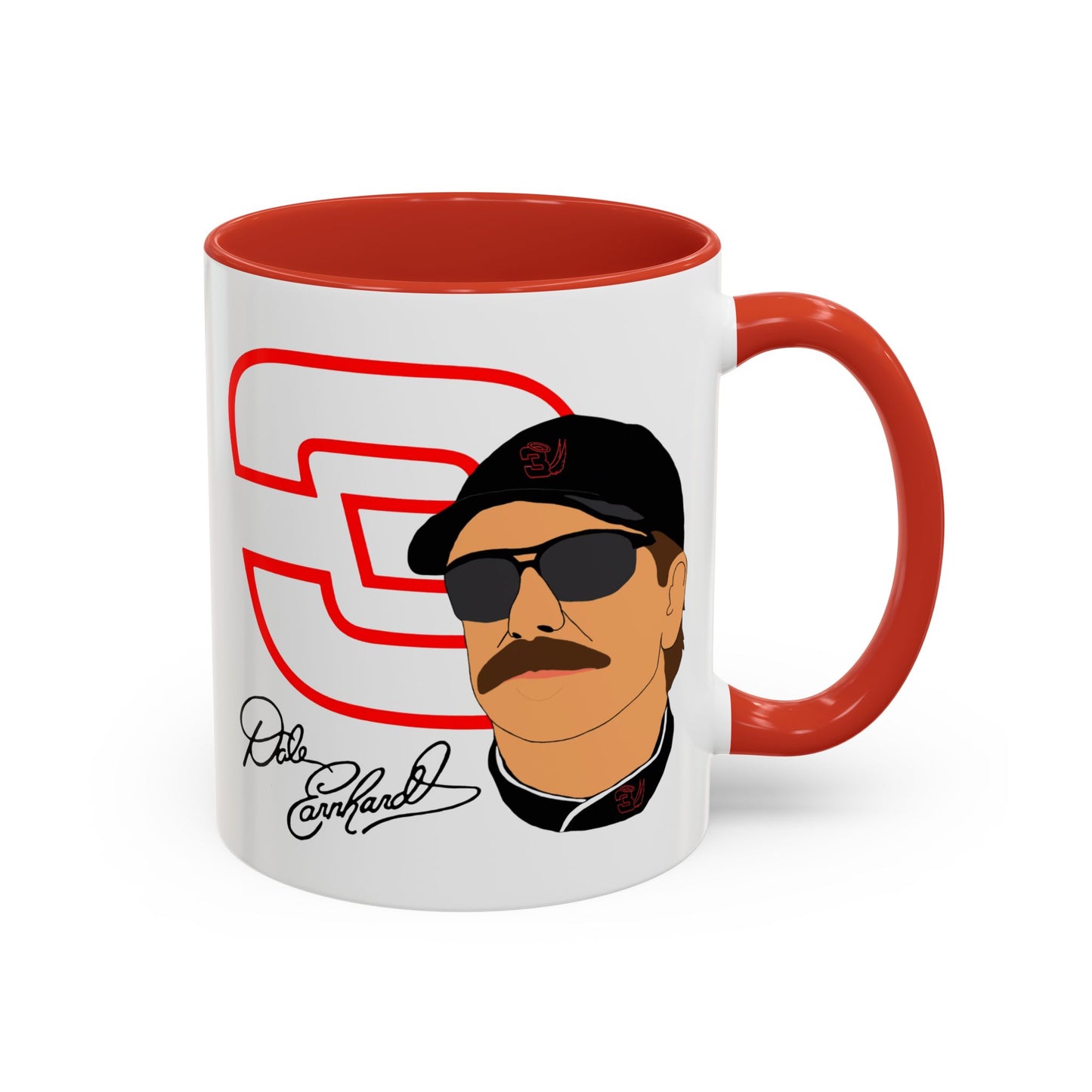 Mug - Dale Earnhardt Sr. #3 NASCAR Stock Car Racing Fan Coffee Cup 11oz 15oz