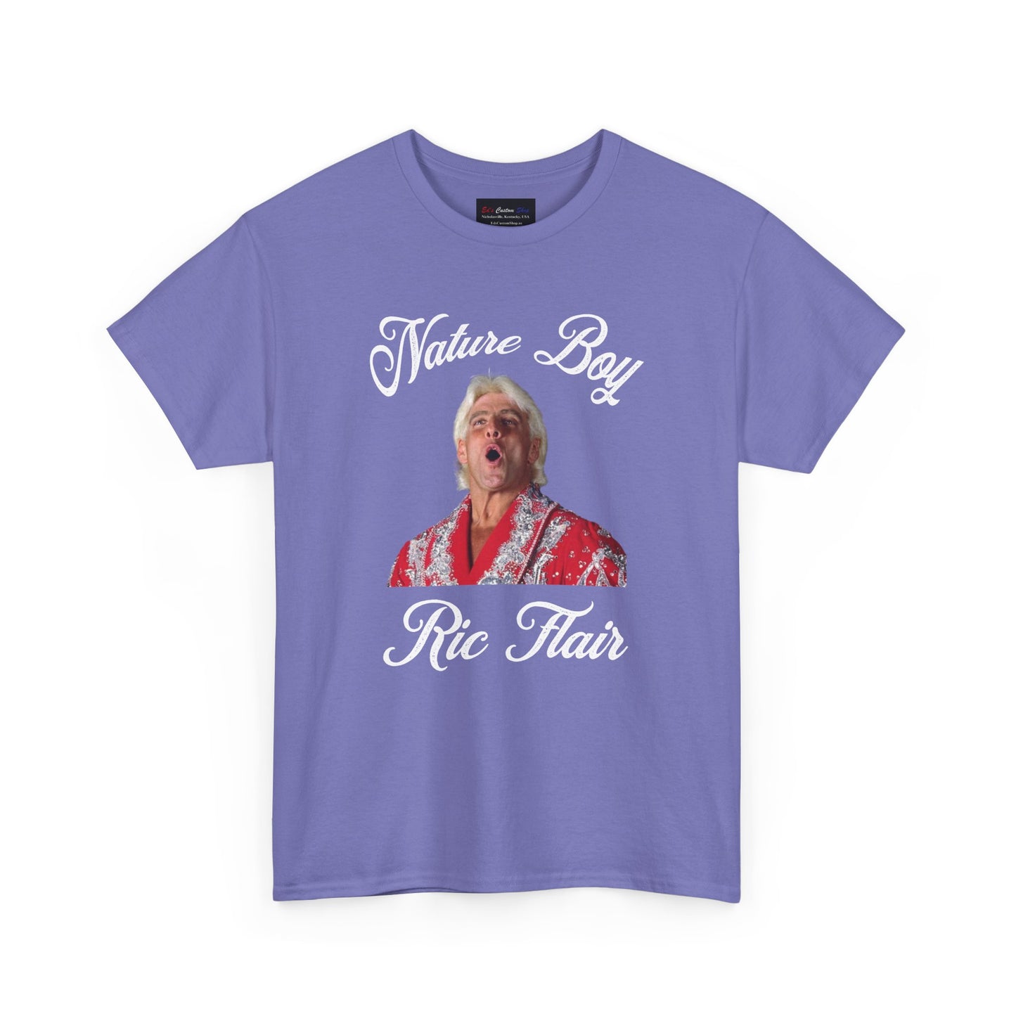 Nature Boy Ric Flair Unisex Heavy Cotton Tee - Vintage Wrestling Shirt