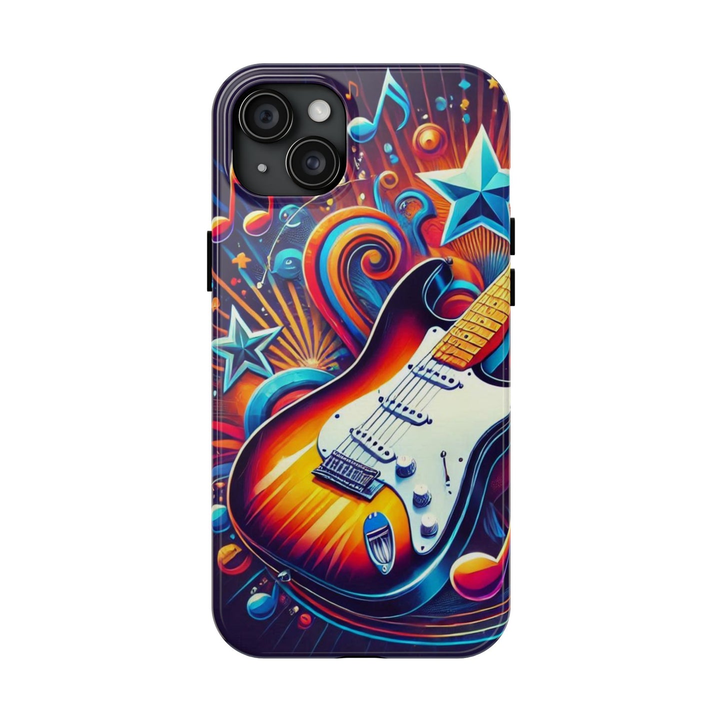 Vibrant Guitar Phone Case - Perfect for Music Lovers