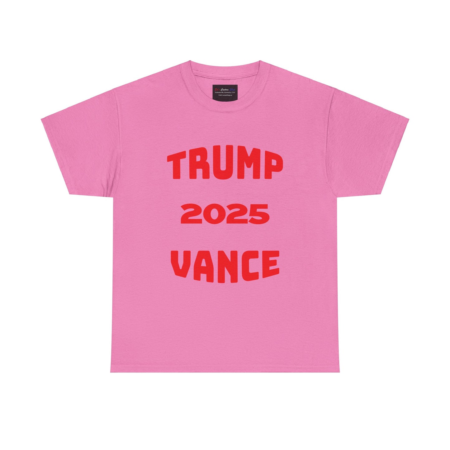 Trump 2025 Vance Unisex Heavy Cotton Tee - Bold Statement T-Shirt for Political Enthusiasts