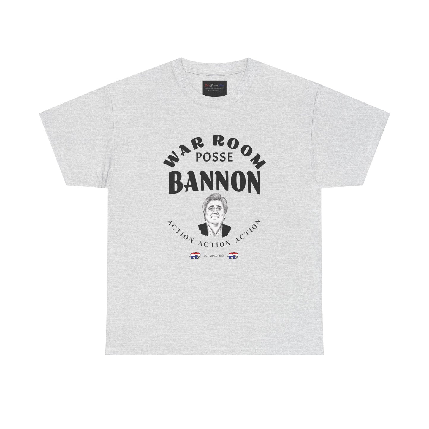 Political Men's Tee - Steve Bannon Republican Trump Support RAV