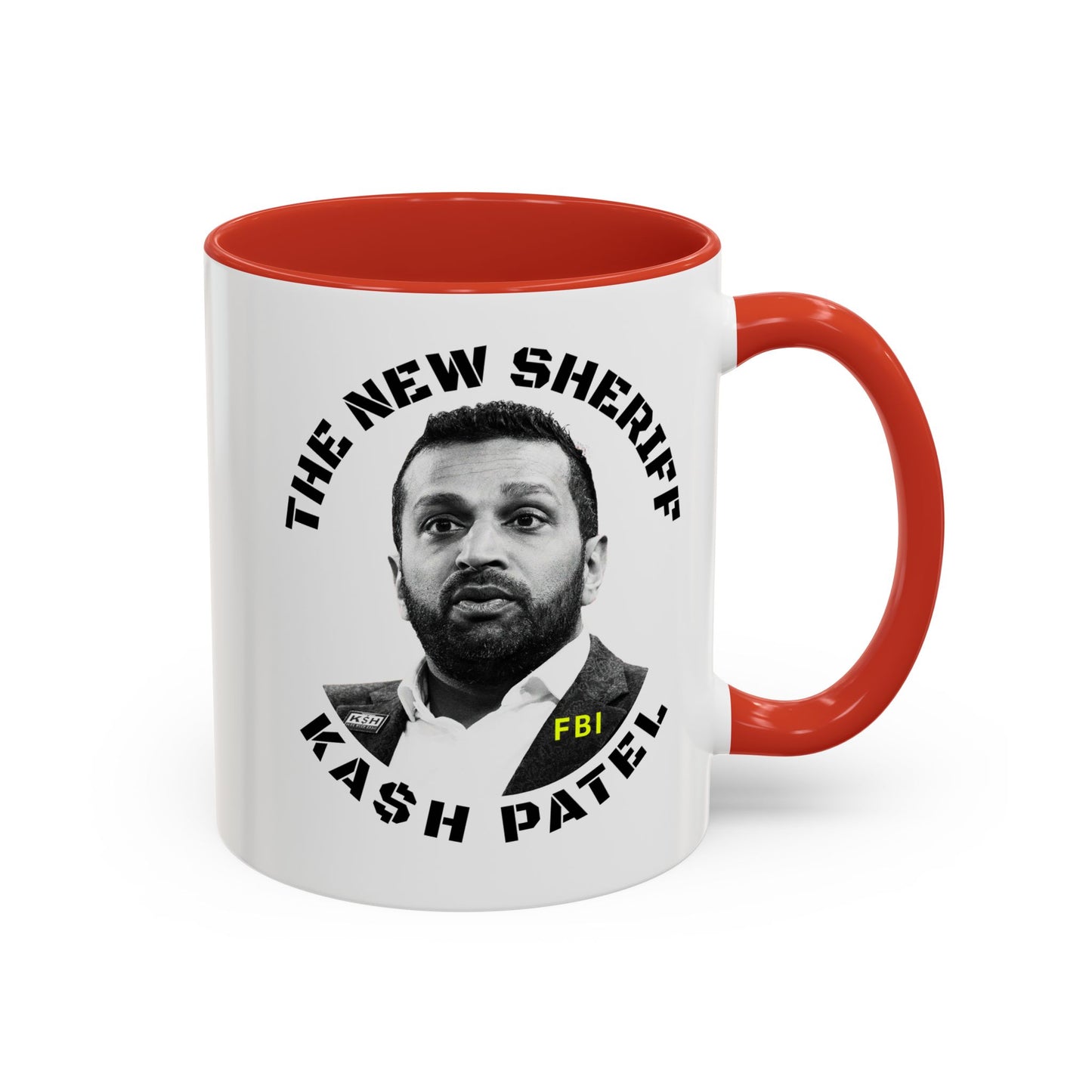 Funny Sheriff Coffee Mug - Kash Patel Design | 11 & 15oz