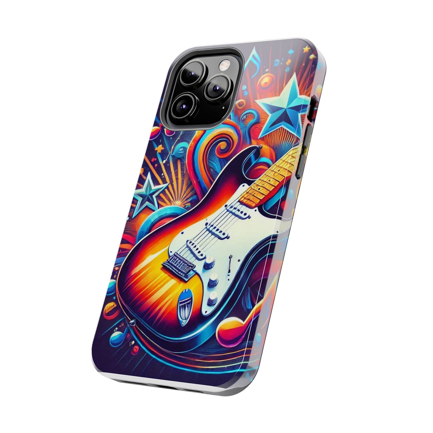 Vibrant Guitar Phone Case - Perfect for Music Lovers