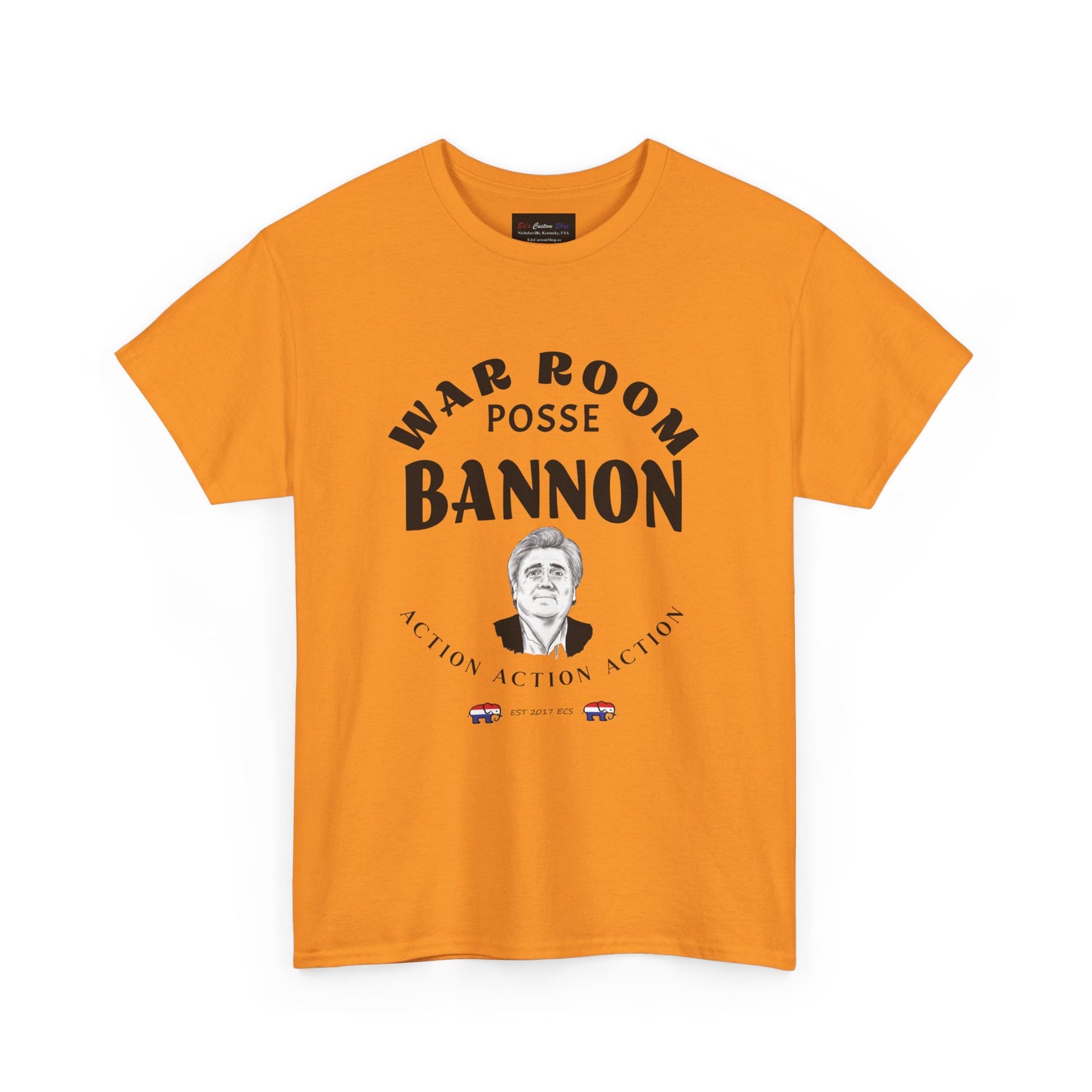 Political Men's Tee - Steve Bannon Republican Trump Support RAV