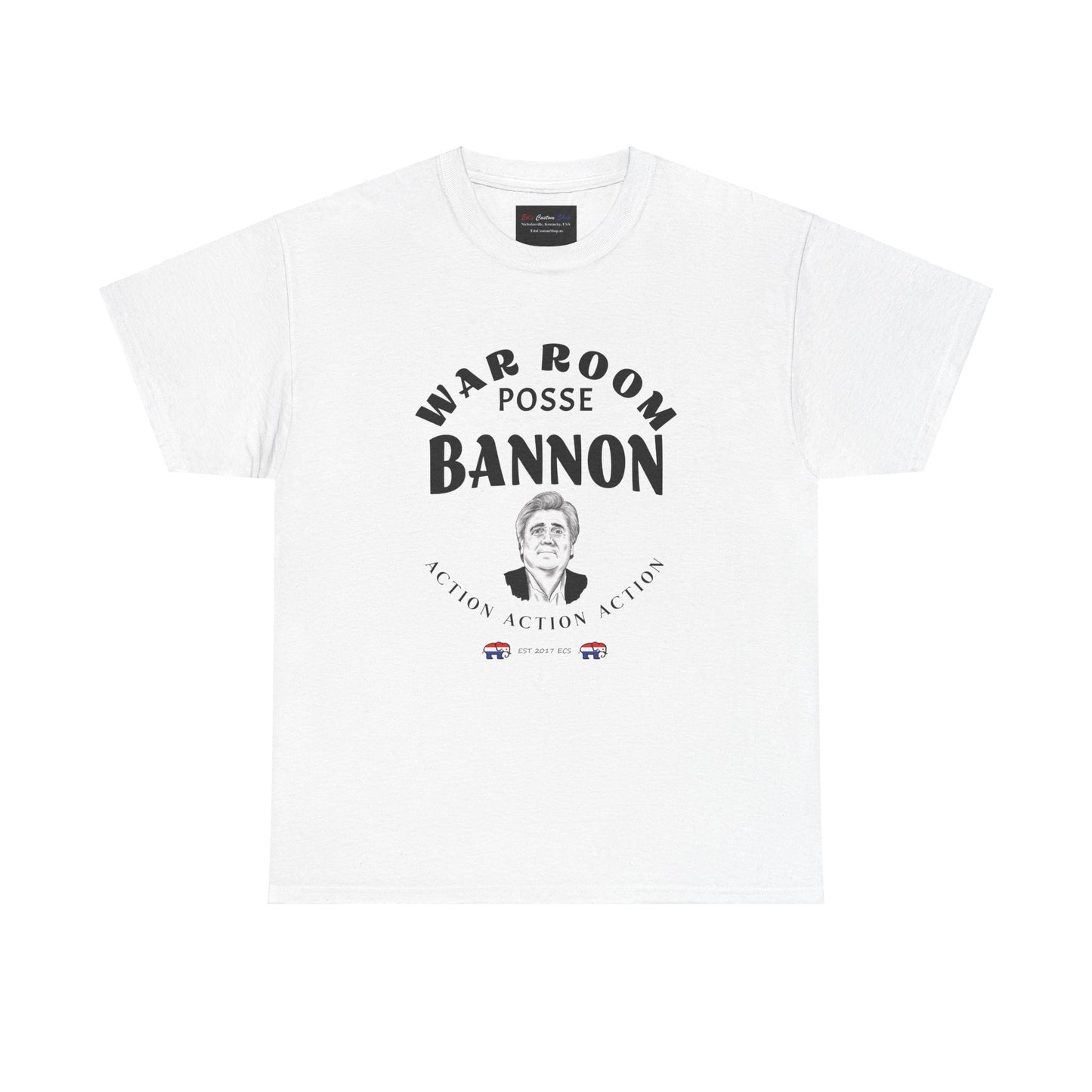 Political Men's Tee - Steve Bannon Republican Trump Support RAV