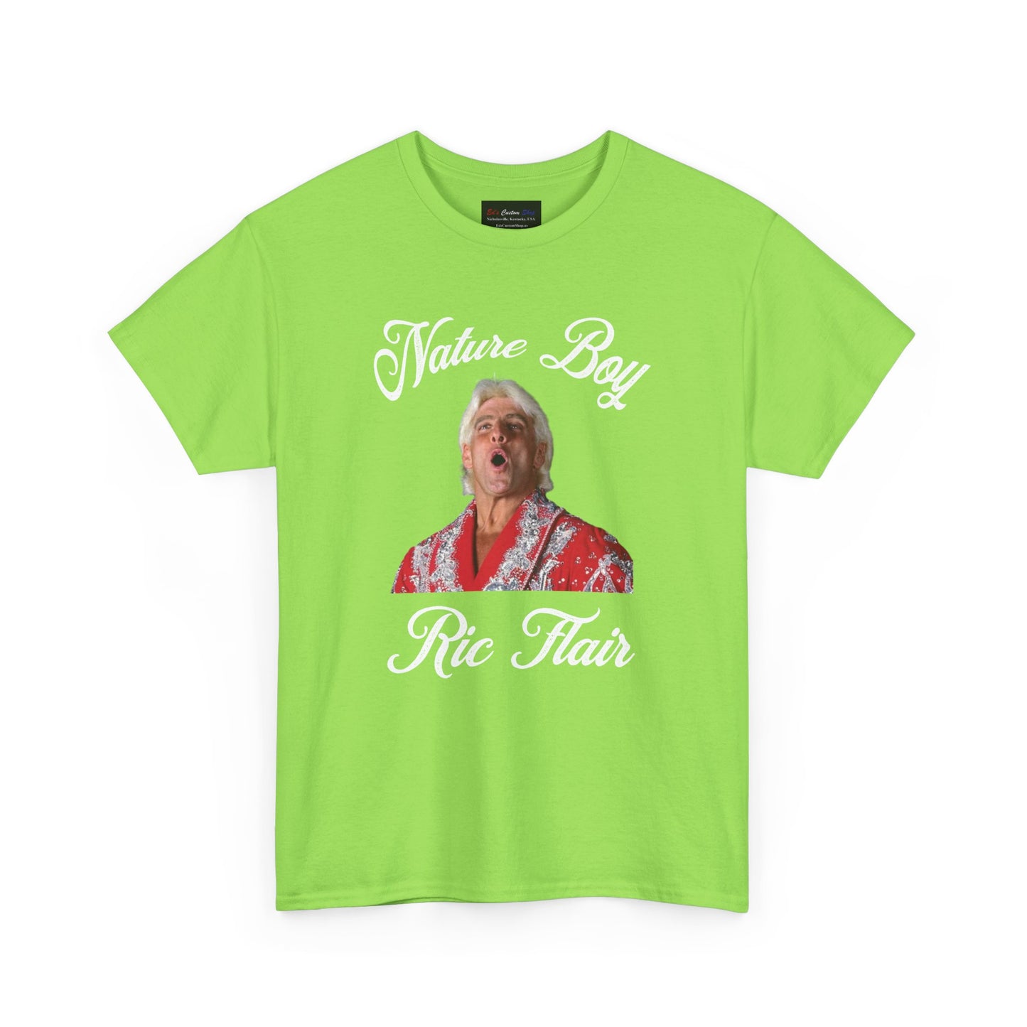 Nature Boy Ric Flair Unisex Heavy Cotton Tee - Vintage Wrestling Shirt