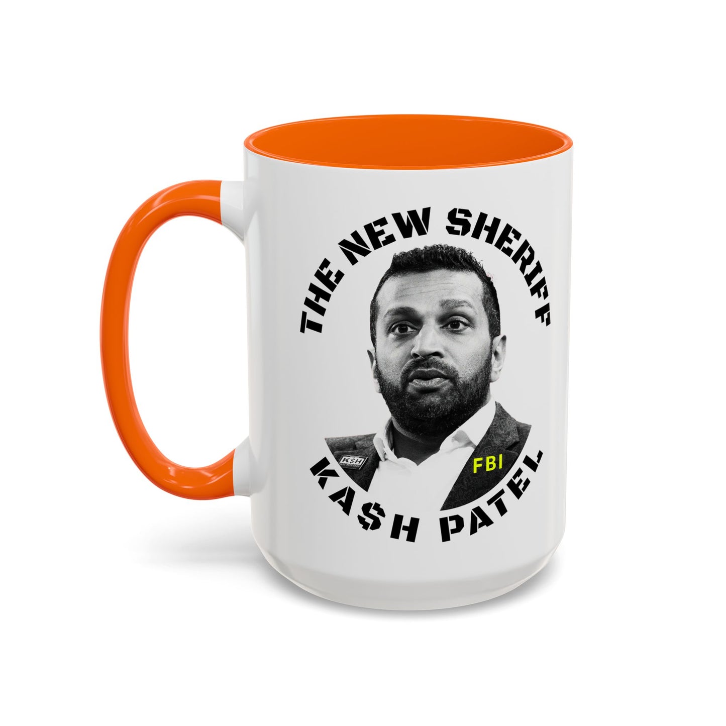 Funny Sheriff Coffee Mug - Kash Patel Design | 11 & 15oz