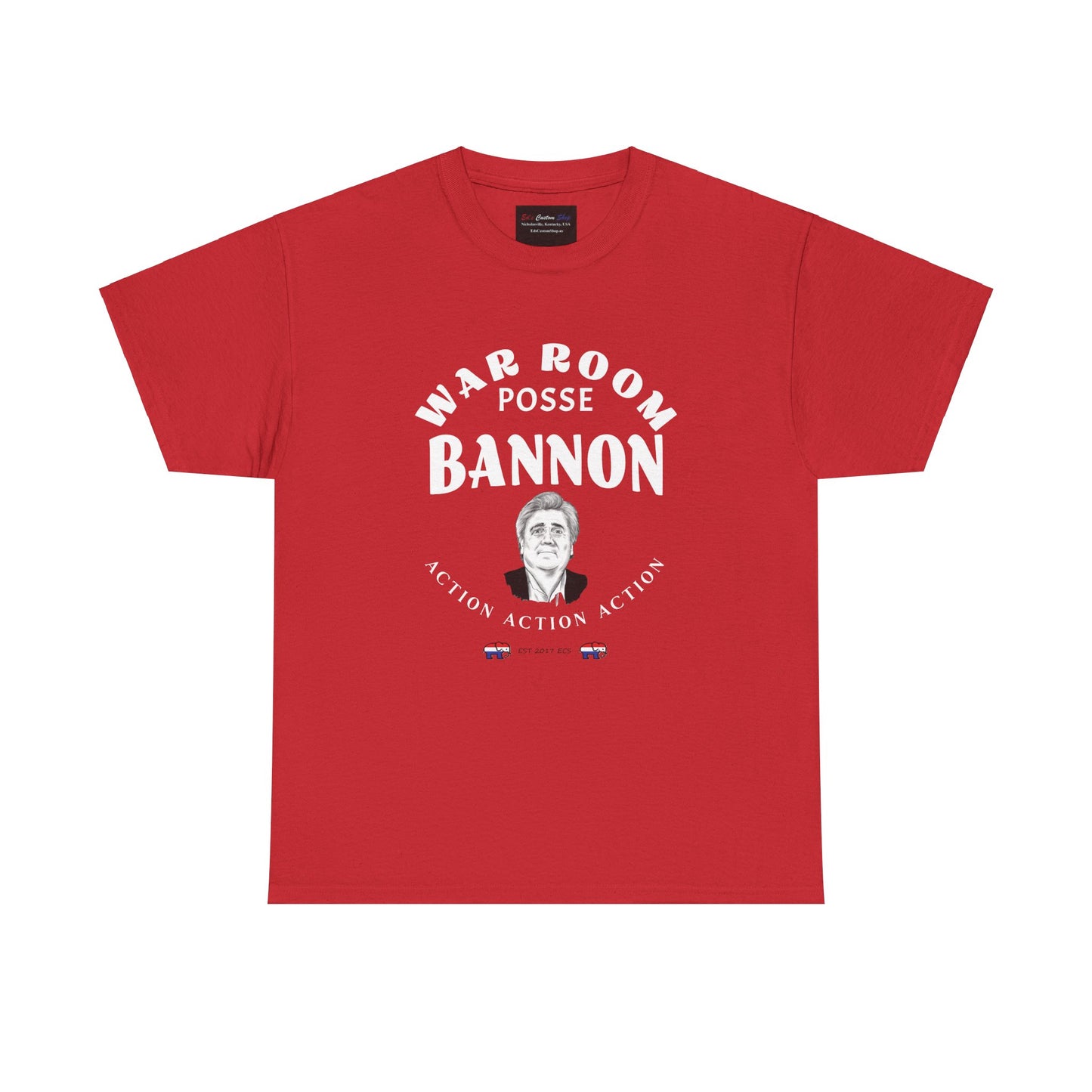 Political Men's Tee - Steve Bannon Republican Trump Support RAV