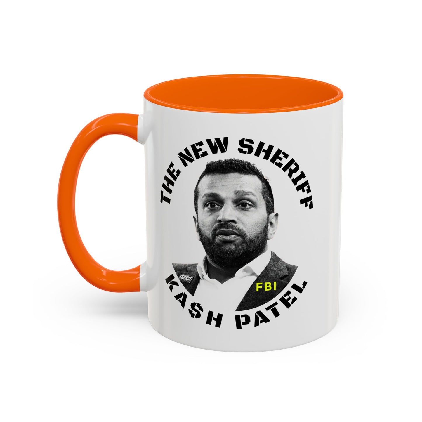 Funny Sheriff Coffee Mug - Kash Patel Design | 11 & 15oz