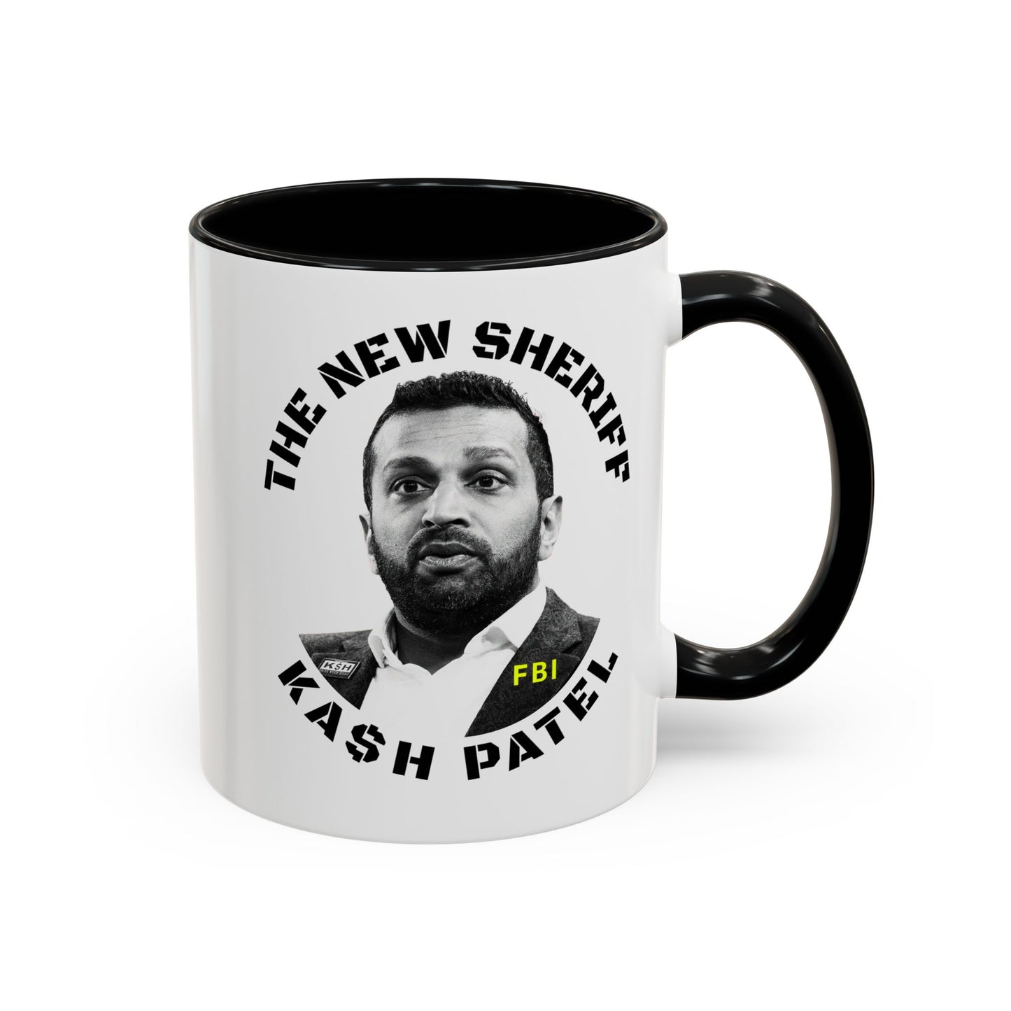 Funny Sheriff Coffee Mug - Kash Patel Design | 11 & 15oz