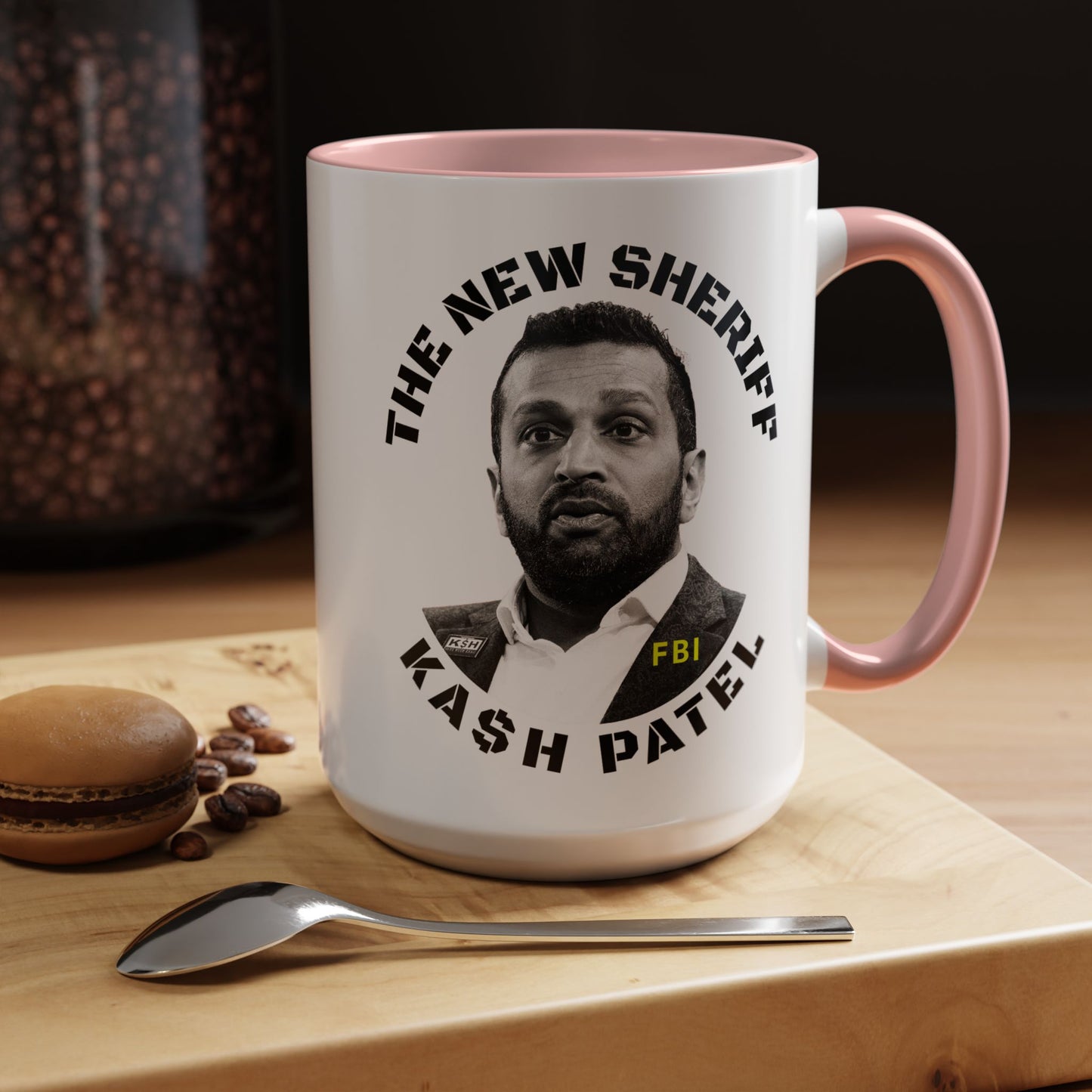 Funny Sheriff Coffee Mug - Kash Patel Design | 11 & 15oz