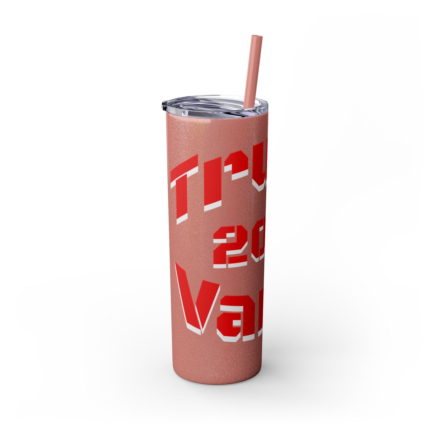 Bold 2024 Inspirational Skinny Tumbler with Straw – Perfect for Motivational Hydration