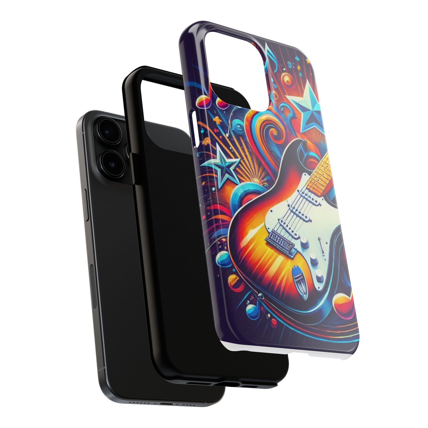 Vibrant Guitar Phone Case - Perfect for Music Lovers