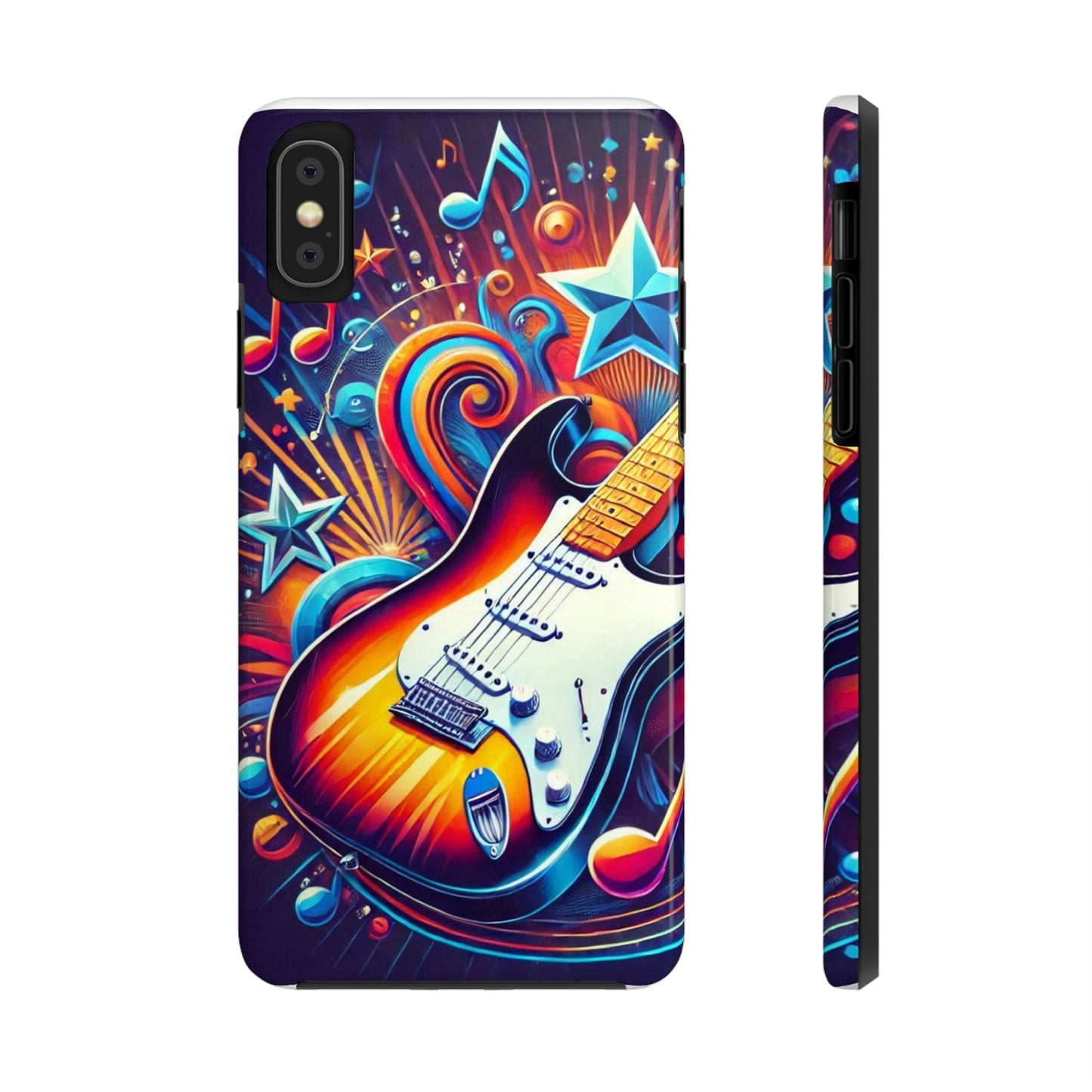 Vibrant Guitar Phone Case - Perfect for Music Lovers