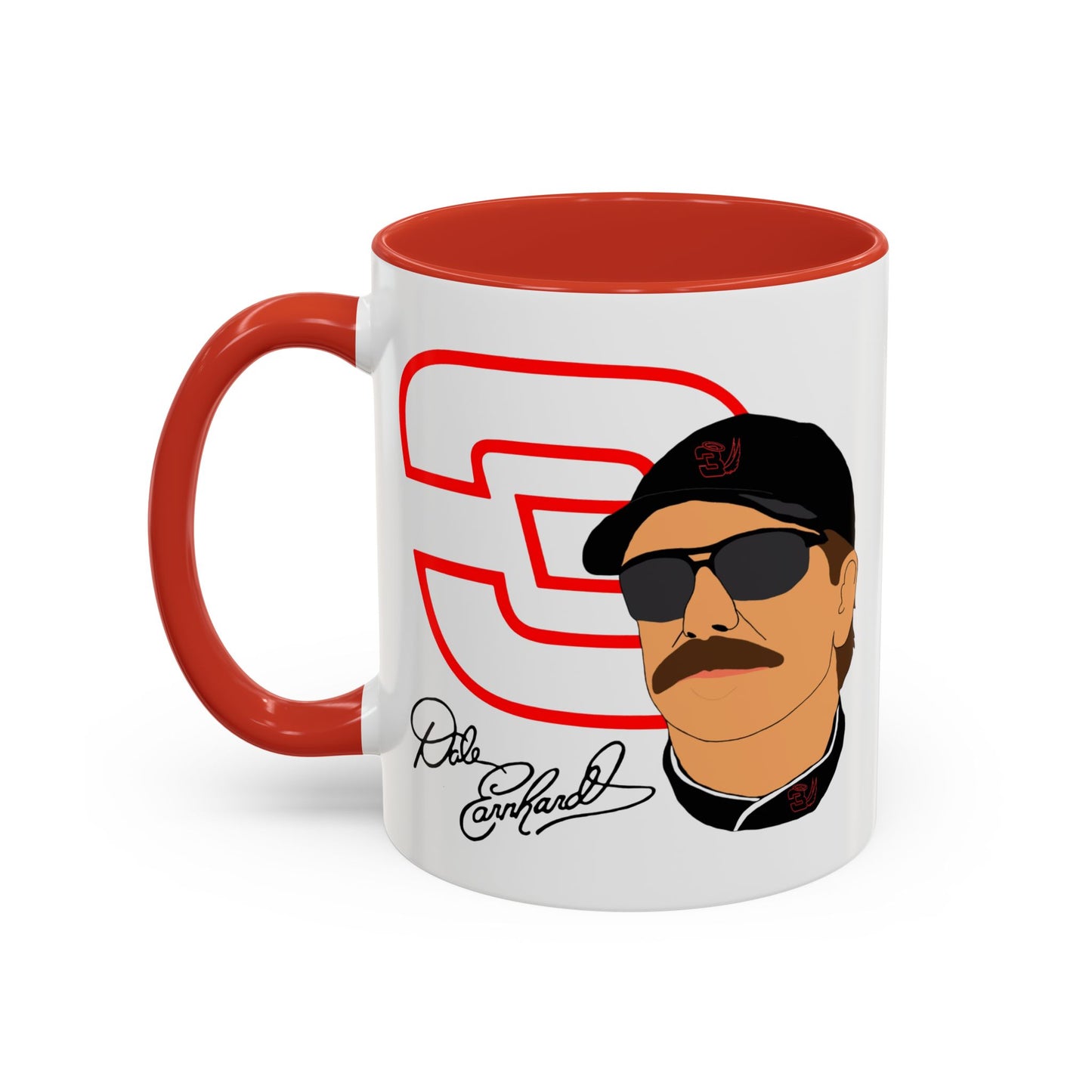 Mug - Dale Earnhardt Sr. #3 NASCAR Stock Car Racing Fan Coffee Cup 11oz 15oz