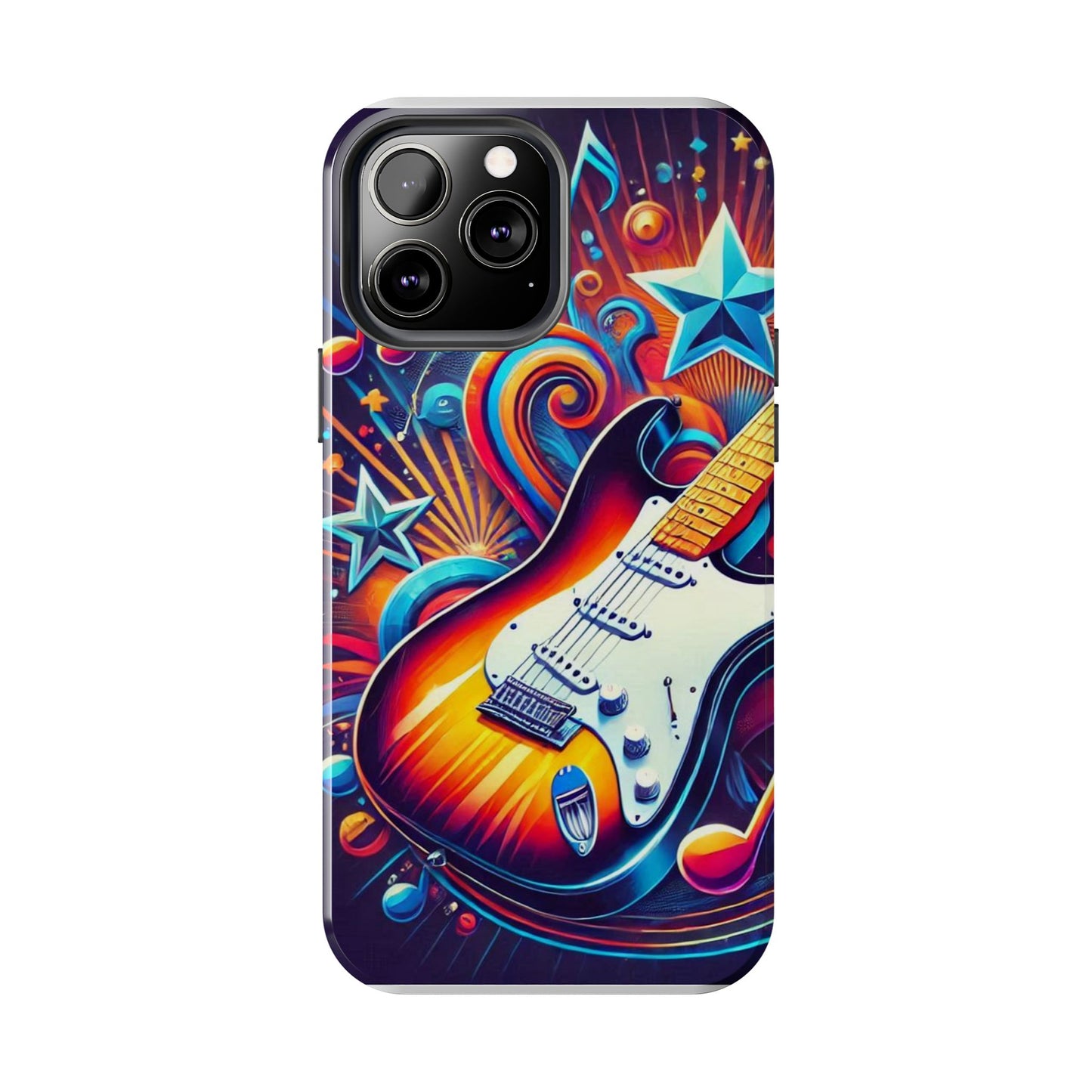 Vibrant Guitar Phone Case - Perfect for Music Lovers