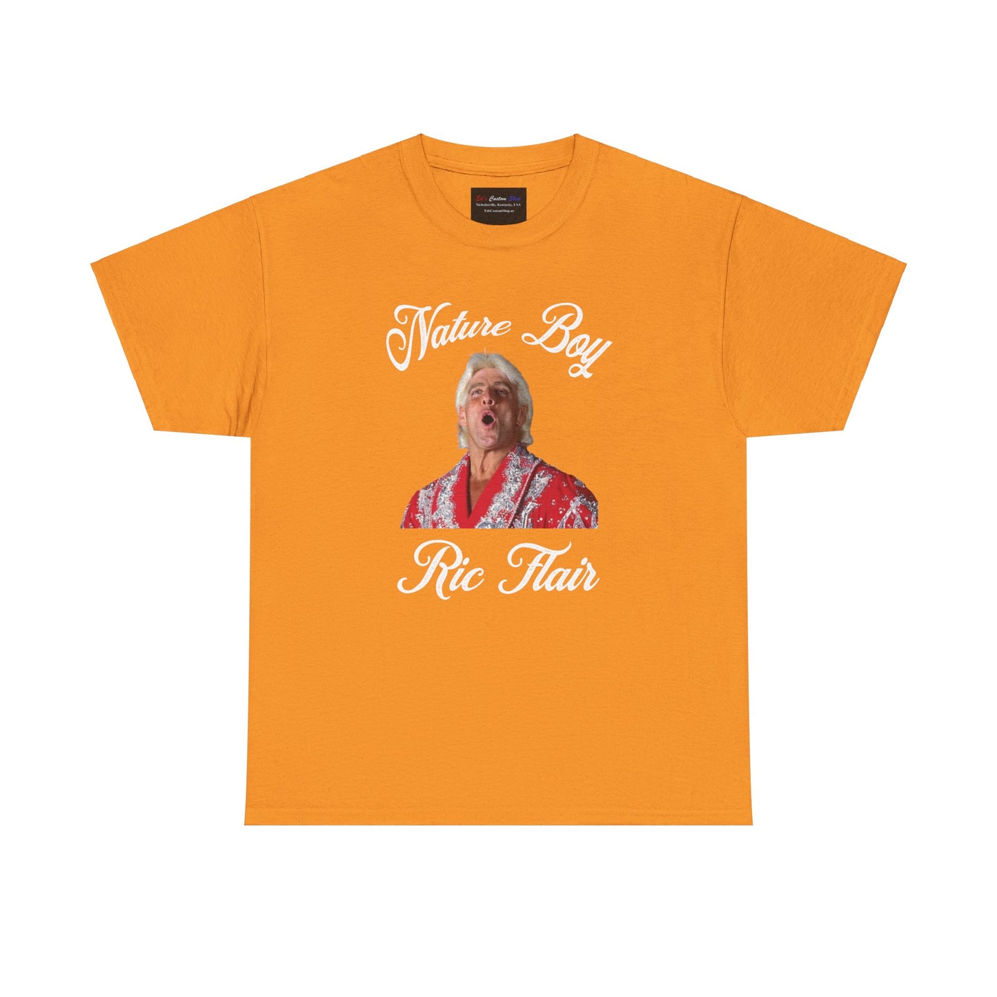 Nature Boy Ric Flair Unisex Heavy Cotton Tee - Vintage Wrestling Shirt