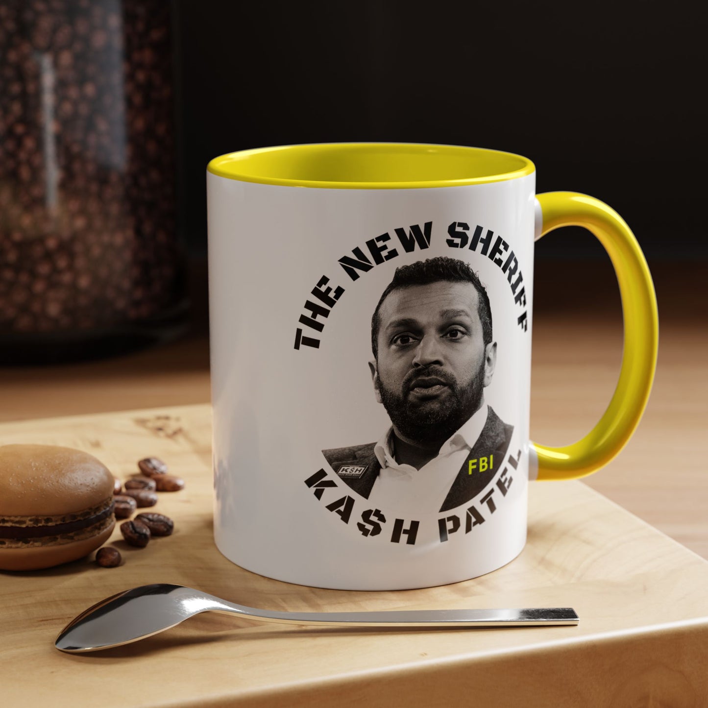 Funny Sheriff Coffee Mug - Kash Patel Design | 11 & 15oz