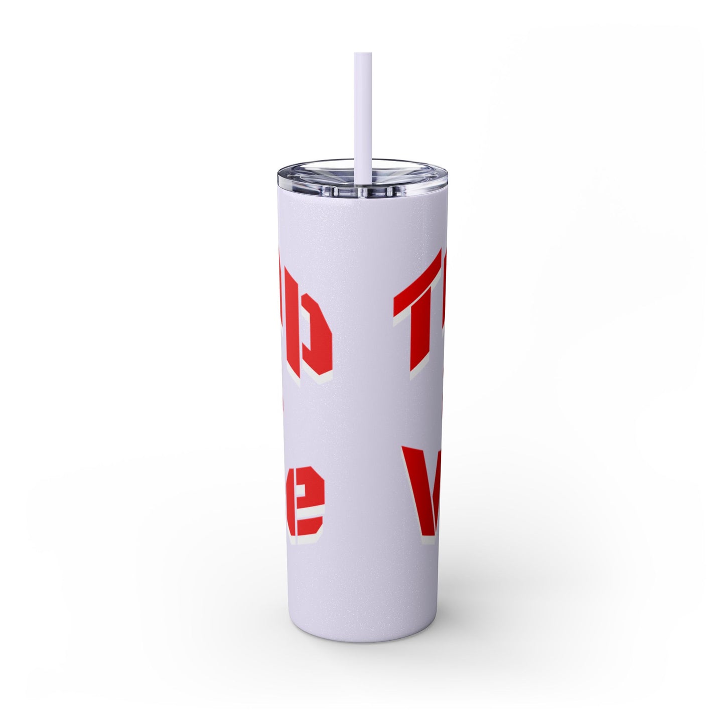 Bold 2024 Inspirational Skinny Tumbler with Straw – Perfect for Motivational Hydration