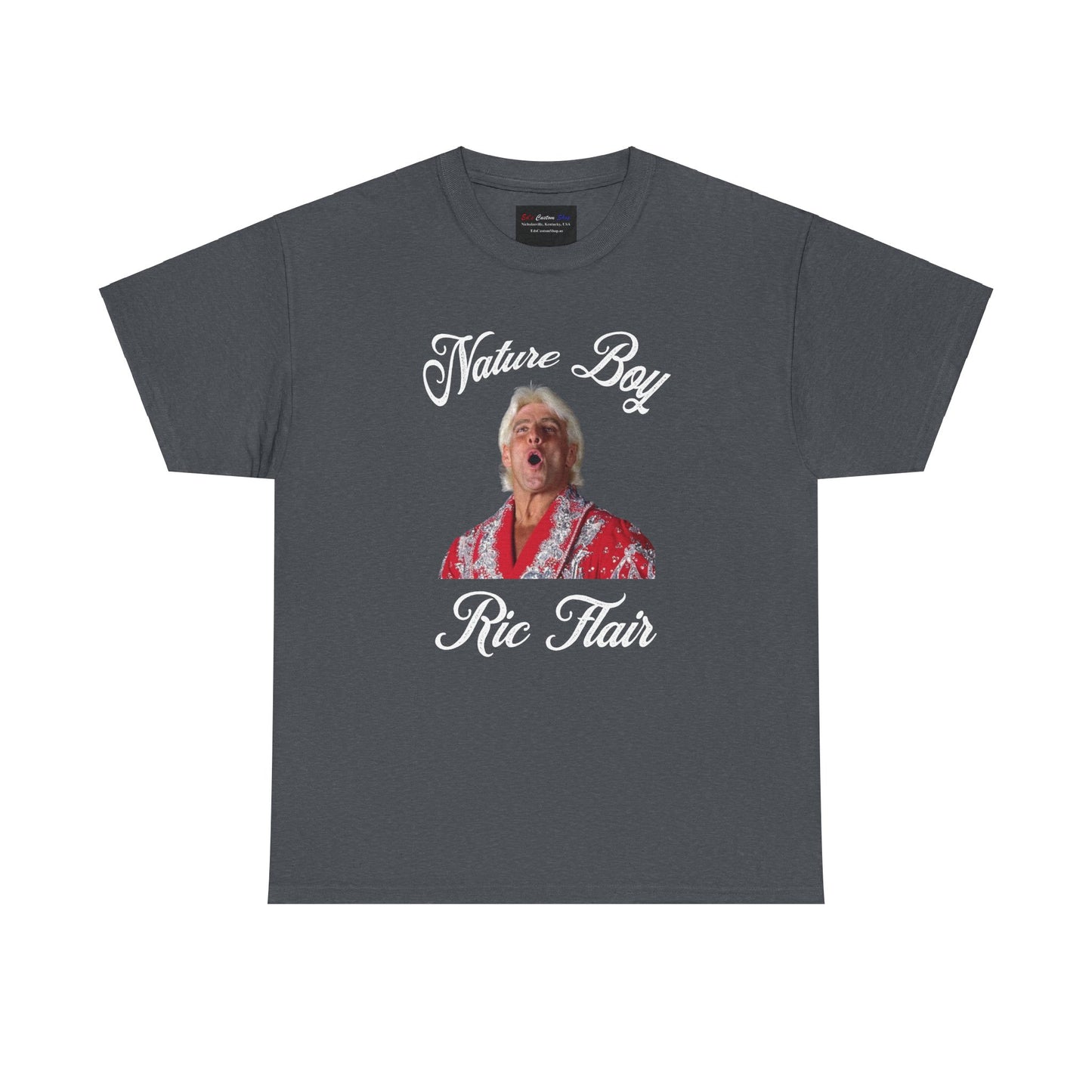 Nature Boy Ric Flair Unisex Heavy Cotton Tee - Vintage Wrestling Shirt