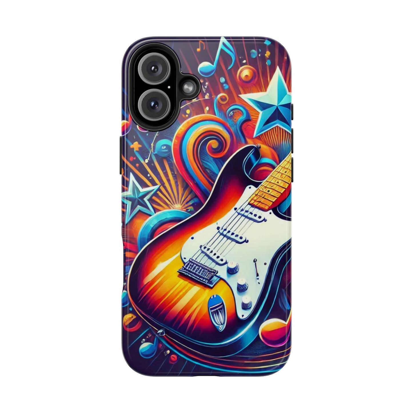 Vibrant Guitar Phone Case - Perfect for Music Lovers