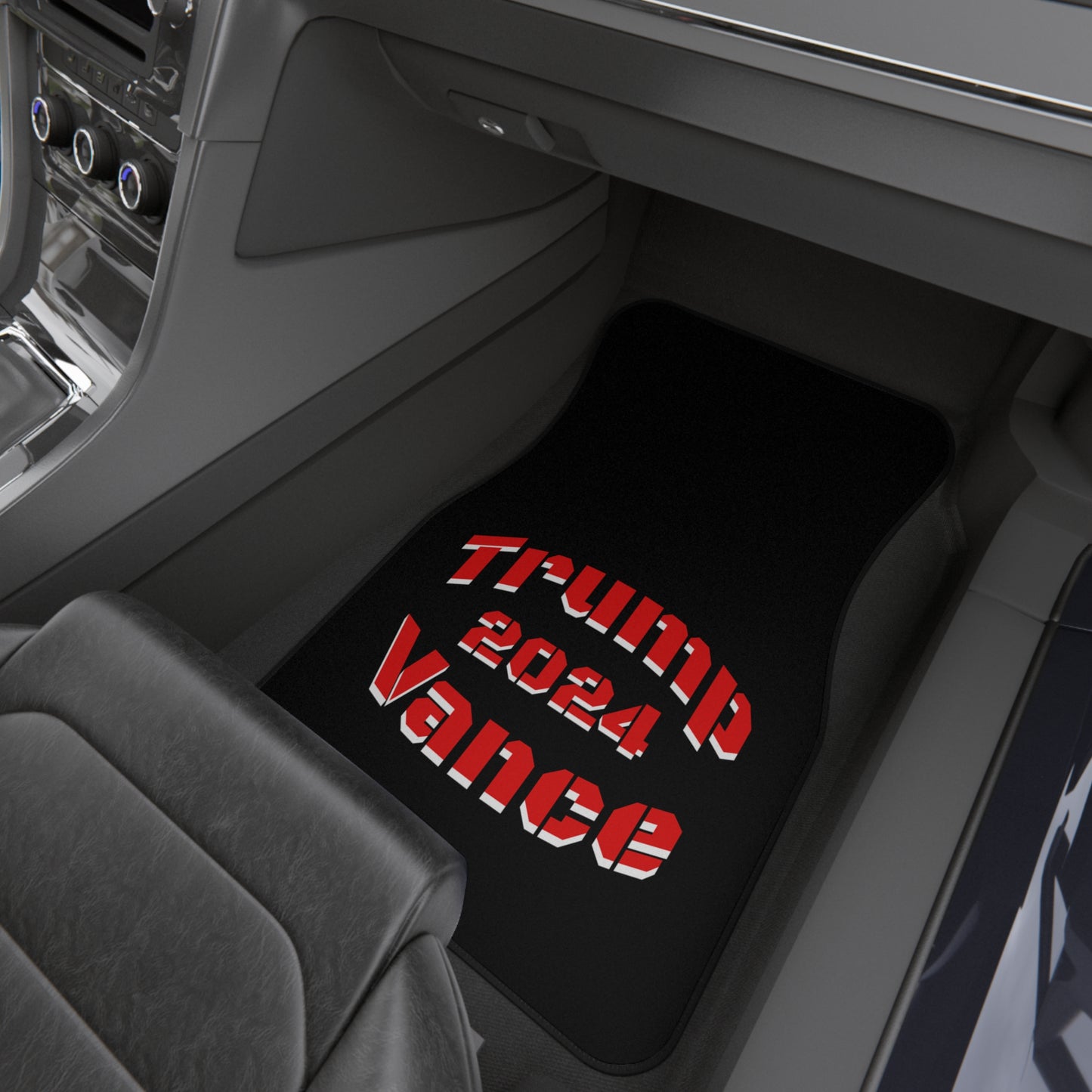 Trump 2024 Vance Car Mats Set - Durable Floor Mats for Political Enthusiasts