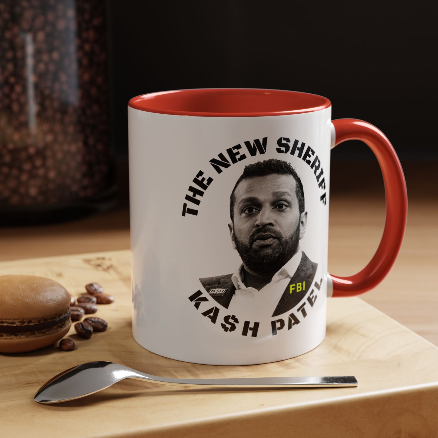 Funny Sheriff Coffee Mug - Kash Patel Design | 11 & 15oz