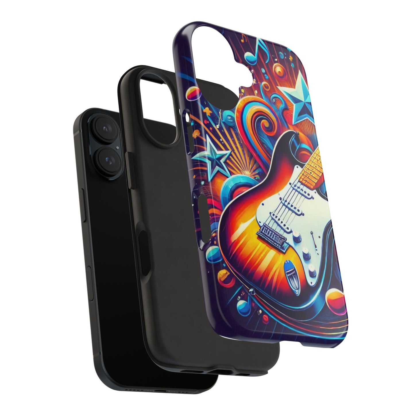 Vibrant Guitar Phone Case - Perfect for Music Lovers