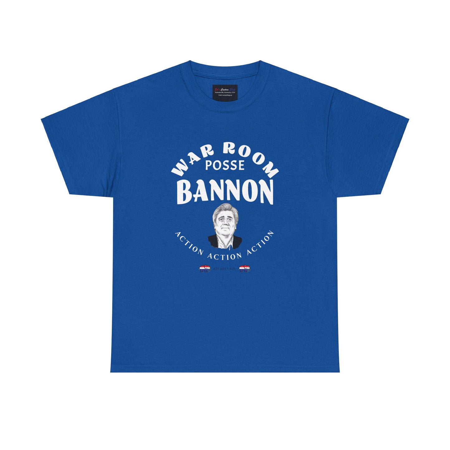 Political Men's Tee - Steve Bannon Republican Trump Support RAV