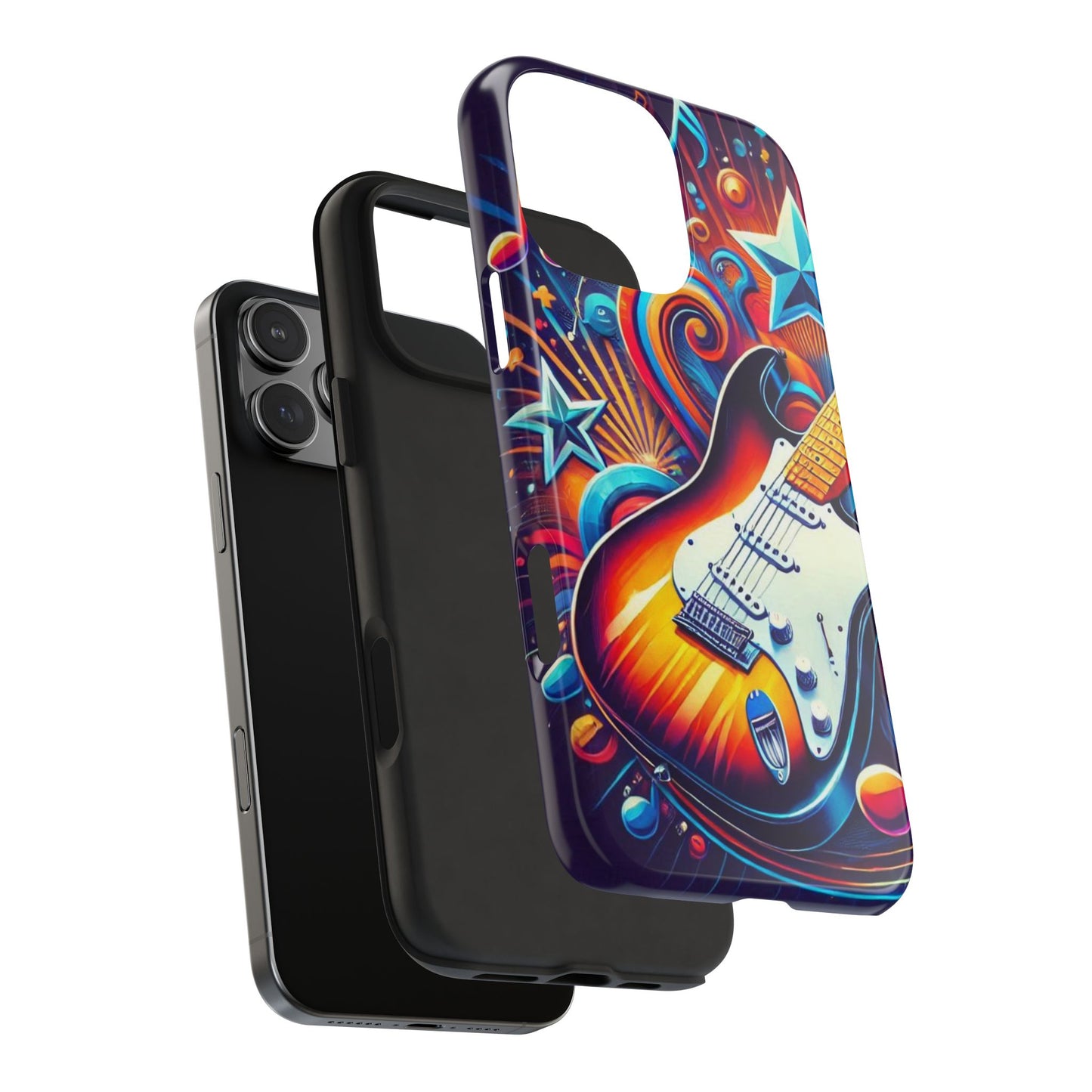 Vibrant Guitar Phone Case - Perfect for Music Lovers