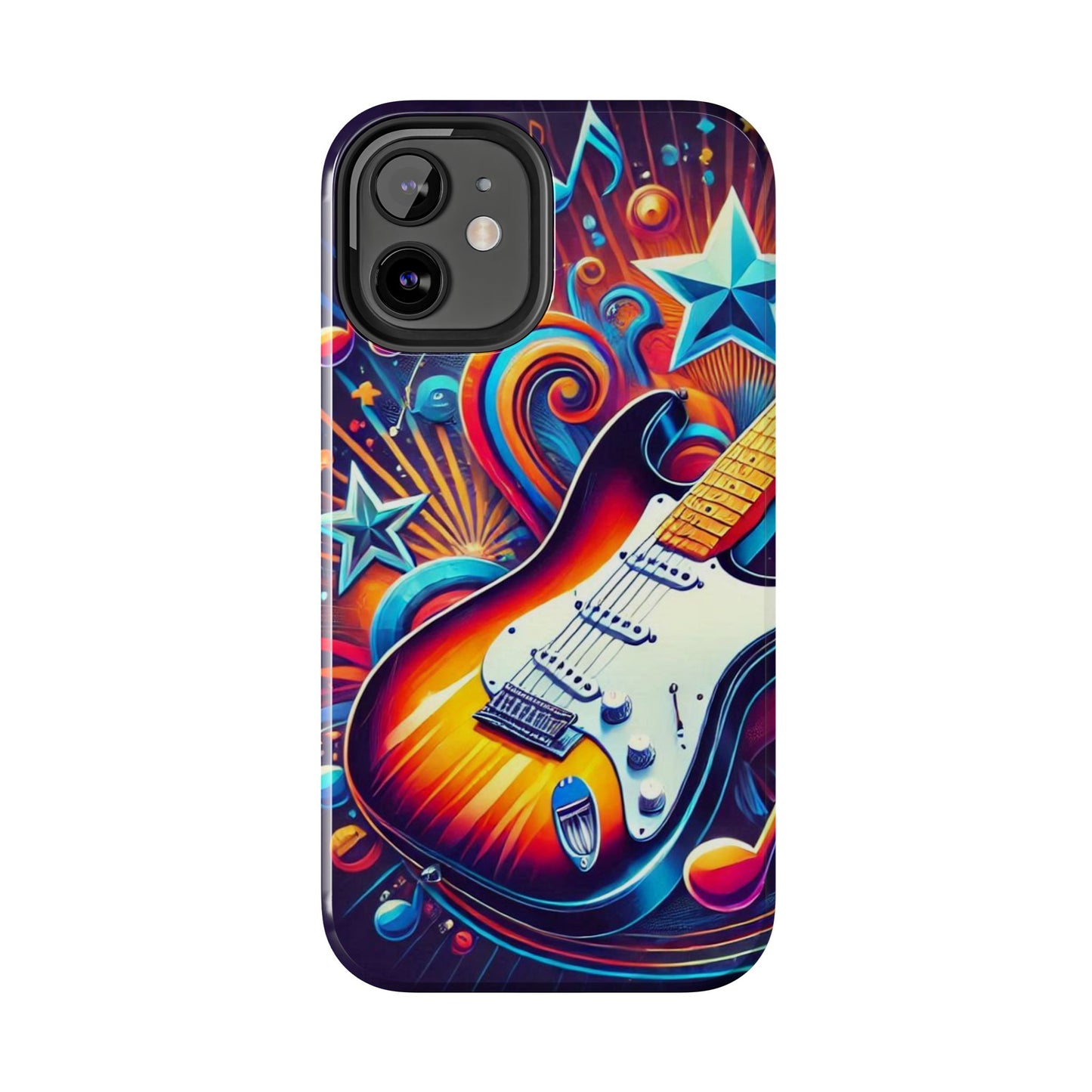 Vibrant Guitar Phone Case - Perfect for Music Lovers