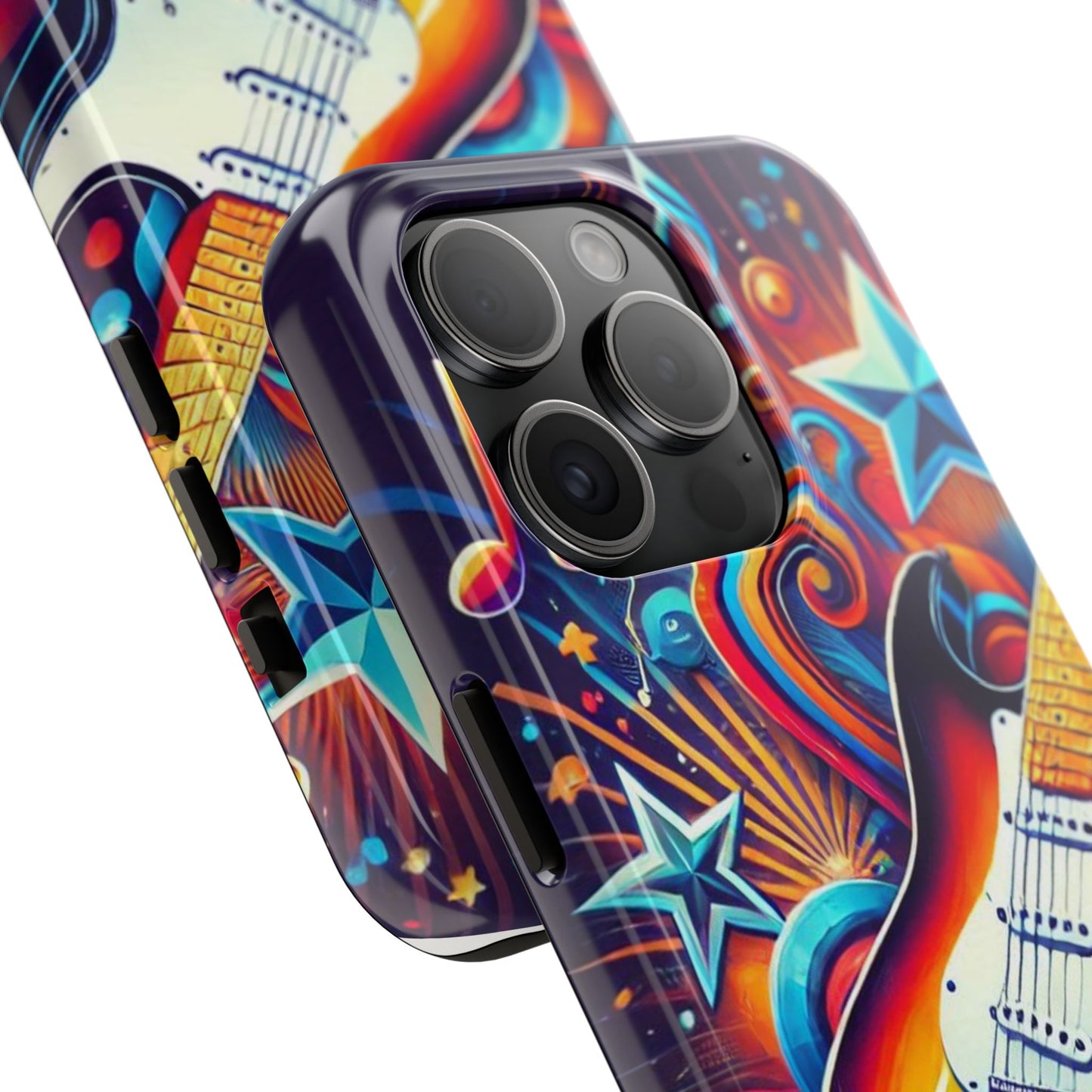 Vibrant Guitar Phone Case - Perfect for Music Lovers