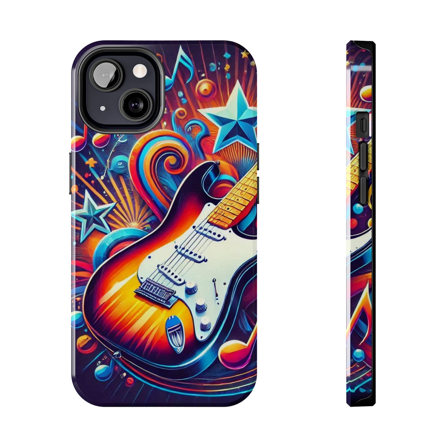 Vibrant Guitar Phone Case - Perfect for Music Lovers