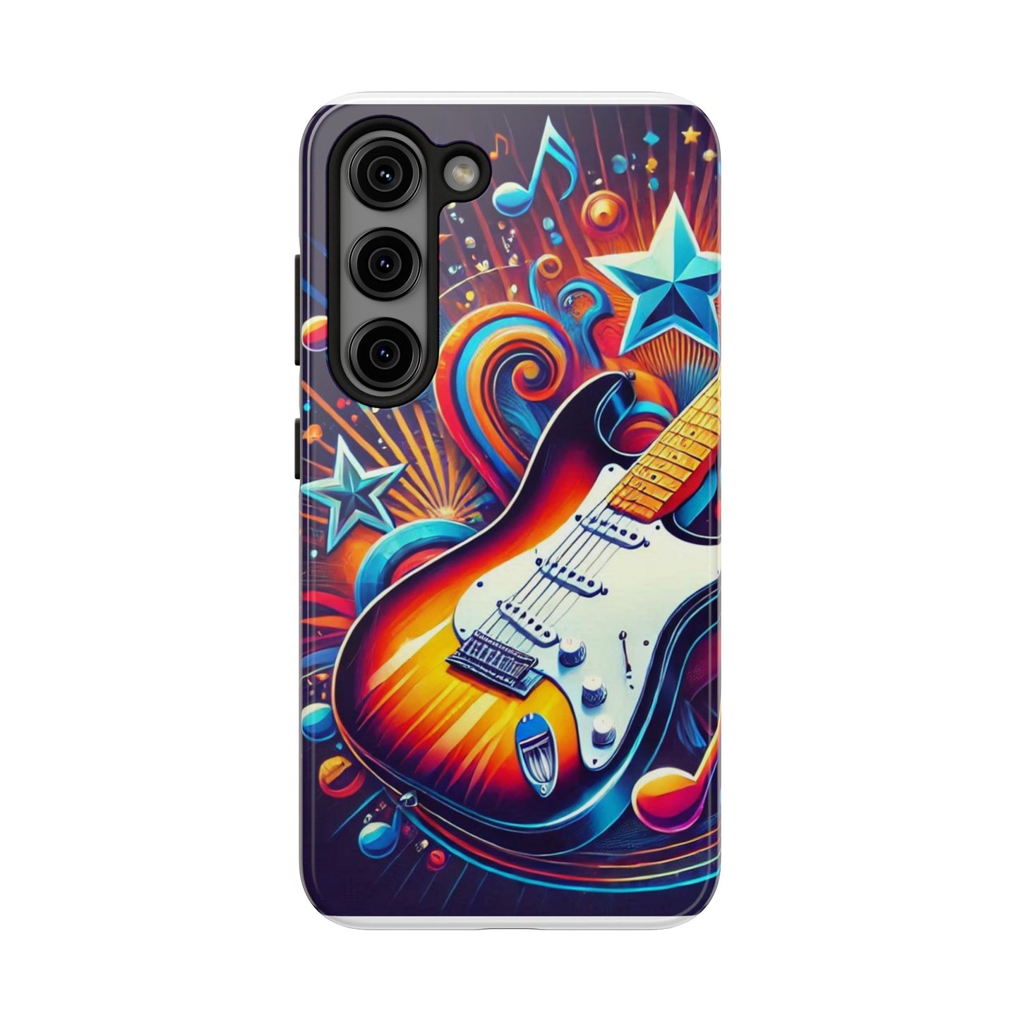 Vibrant Guitar Phone Case - Perfect for Music Lovers