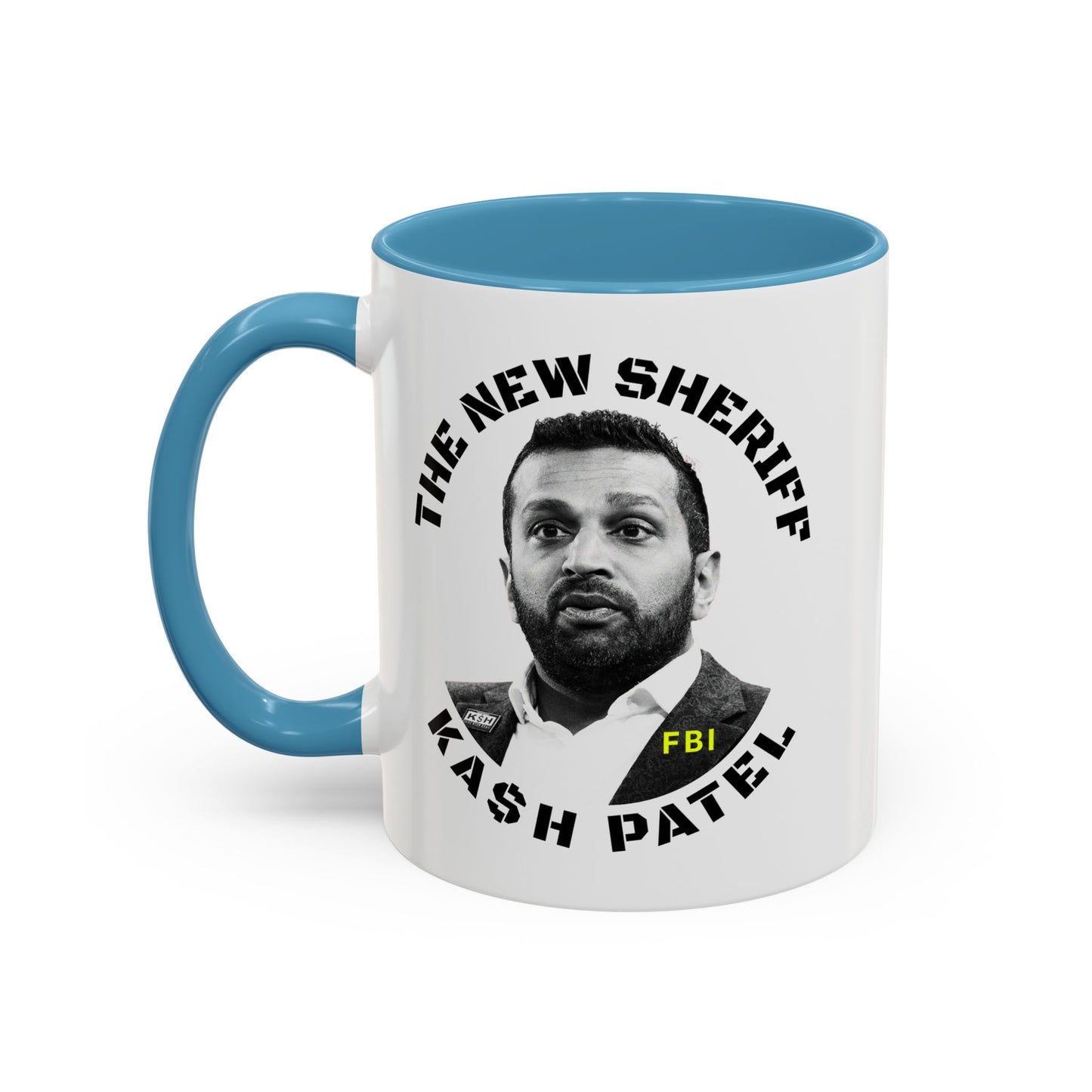 Funny Sheriff Coffee Mug - Kash Patel Design | 11 & 15oz