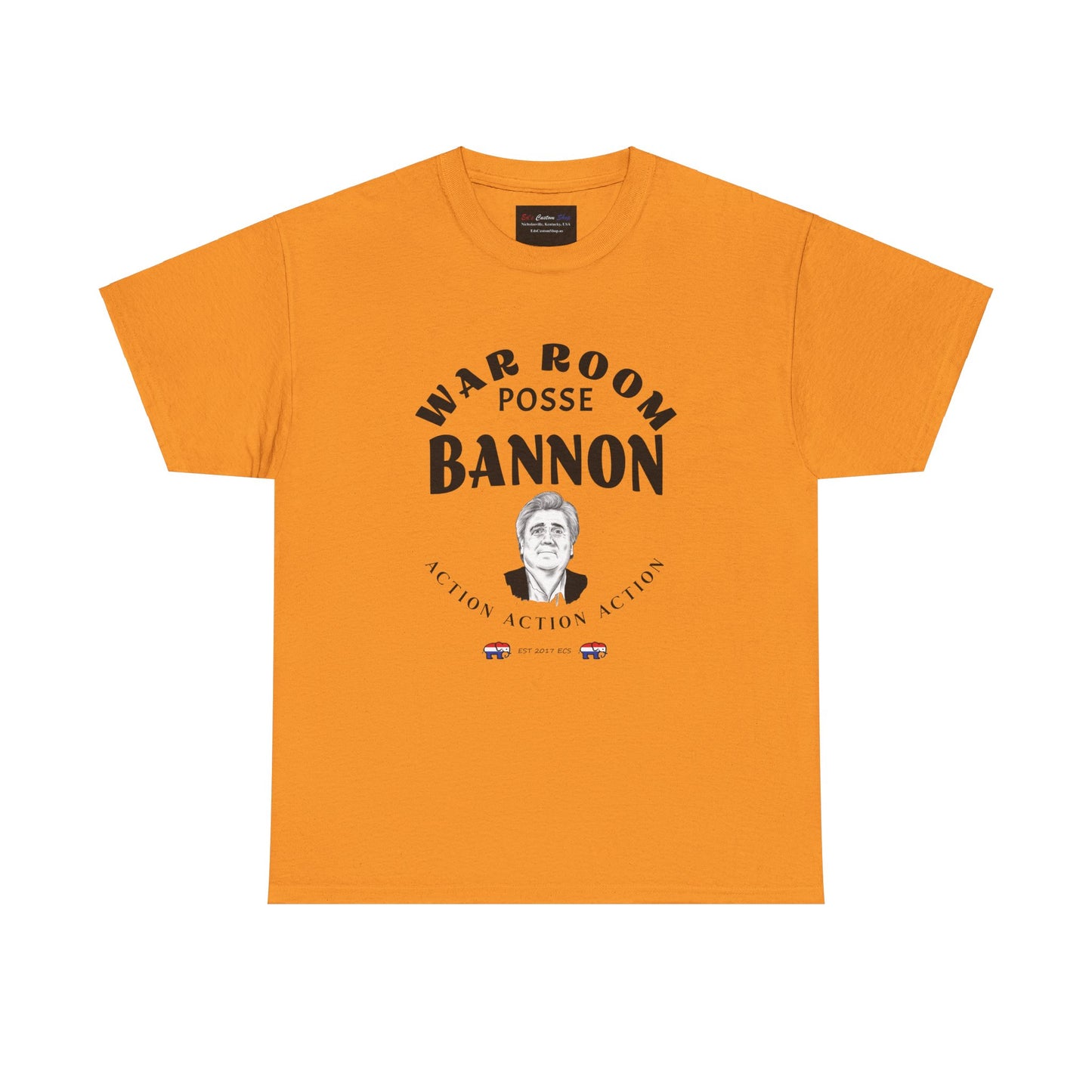 Political Men's Tee - Steve Bannon Republican Trump Support RAV