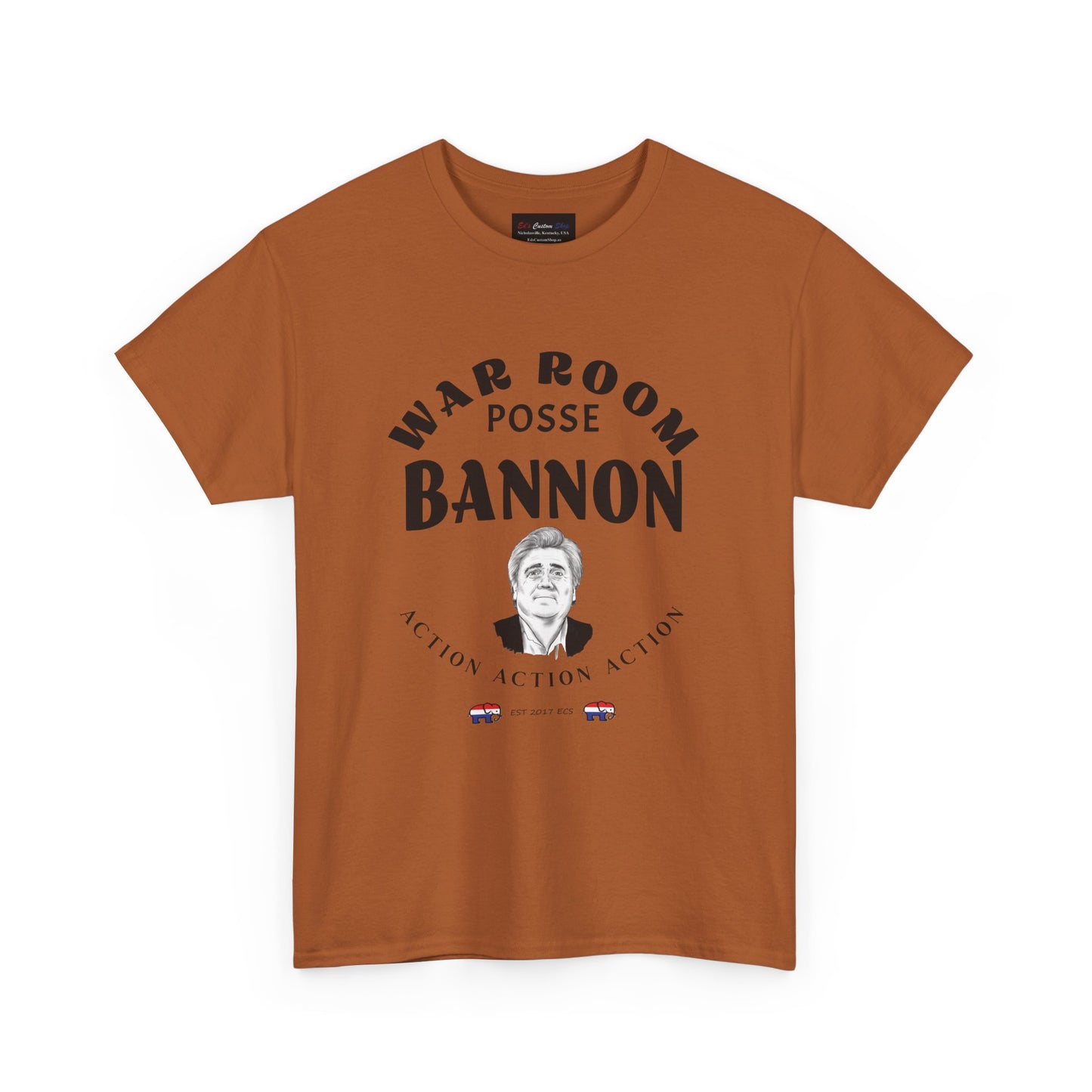 Political Men's Tee - Steve Bannon Republican Trump Support RAV