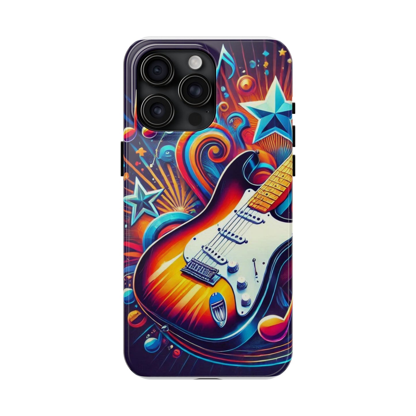 Vibrant Guitar Phone Case - Perfect for Music Lovers