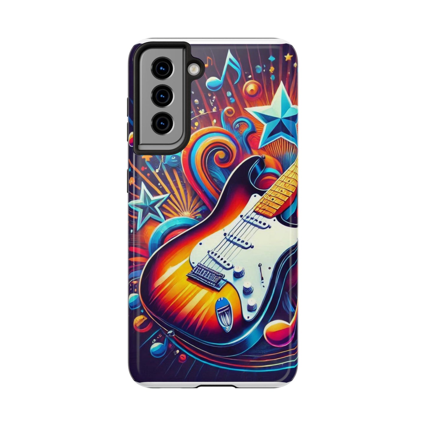 Vibrant Guitar Phone Case - Perfect for Music Lovers