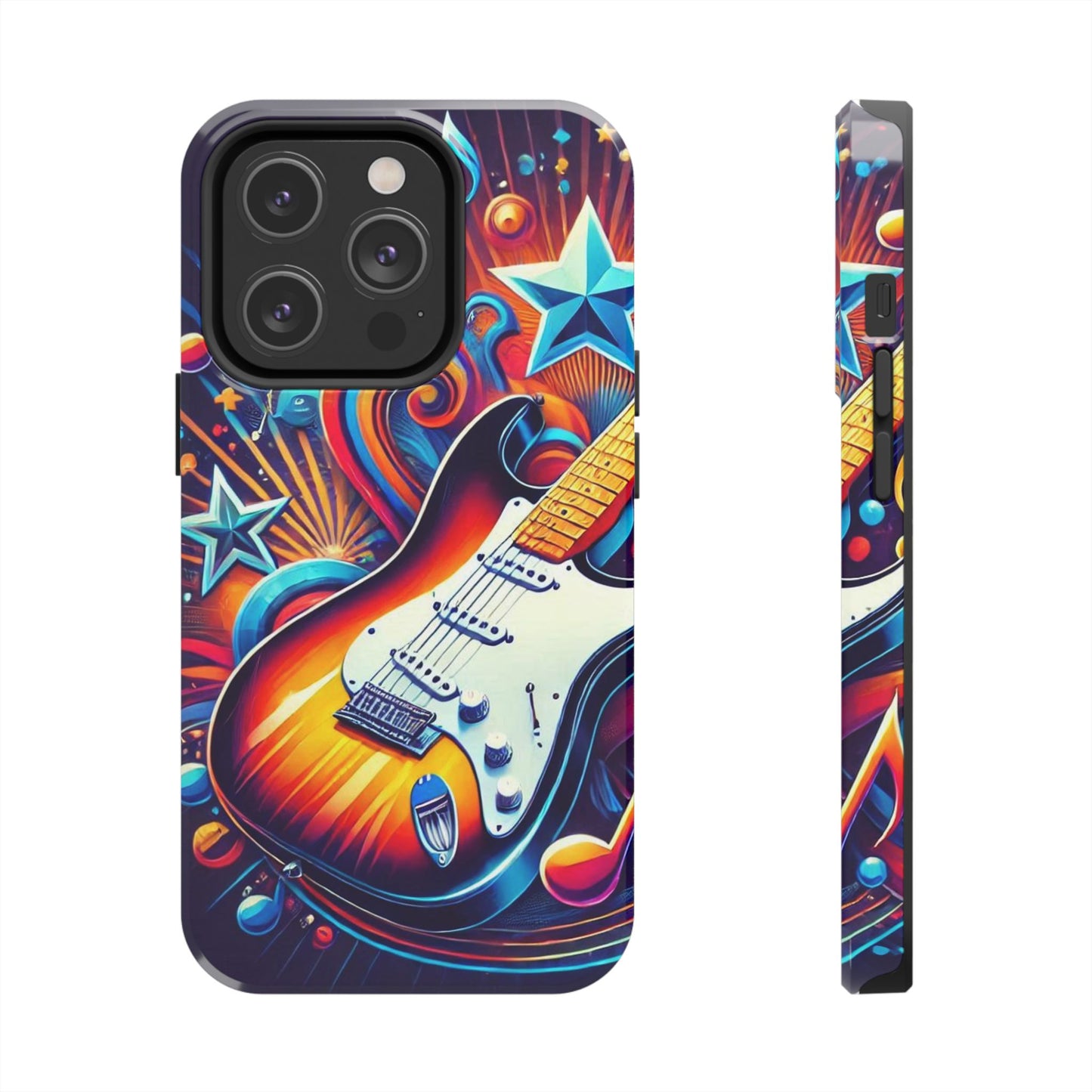 Vibrant Guitar Phone Case - Perfect for Music Lovers