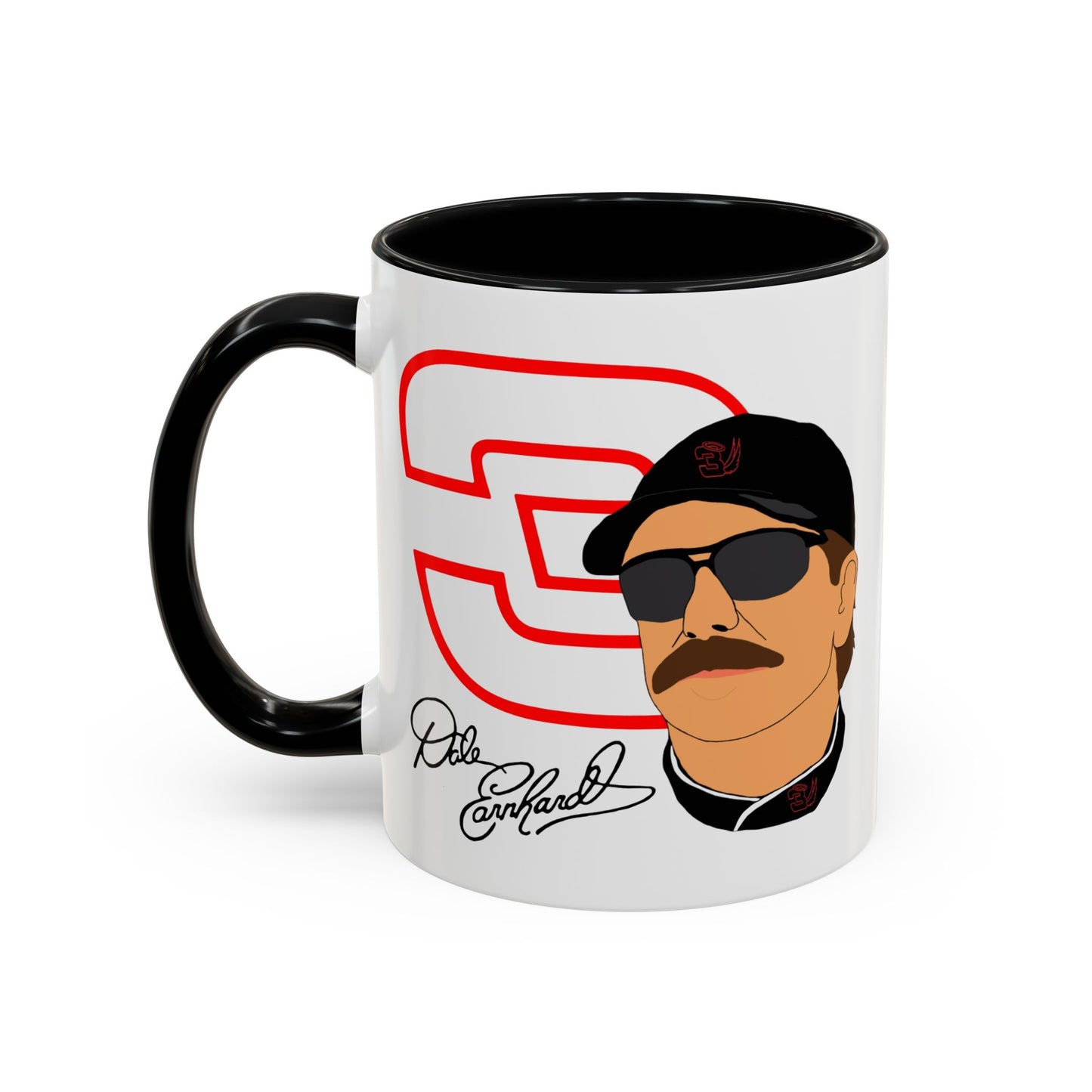 Mug - Dale Earnhardt Sr. #3 NASCAR Stock Car Racing Fan Coffee Cup 11oz 15oz